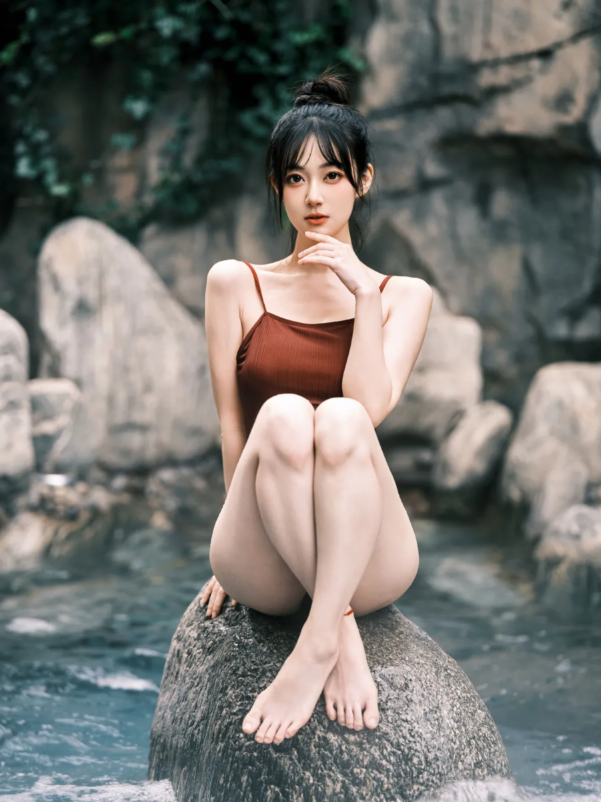 温泉红