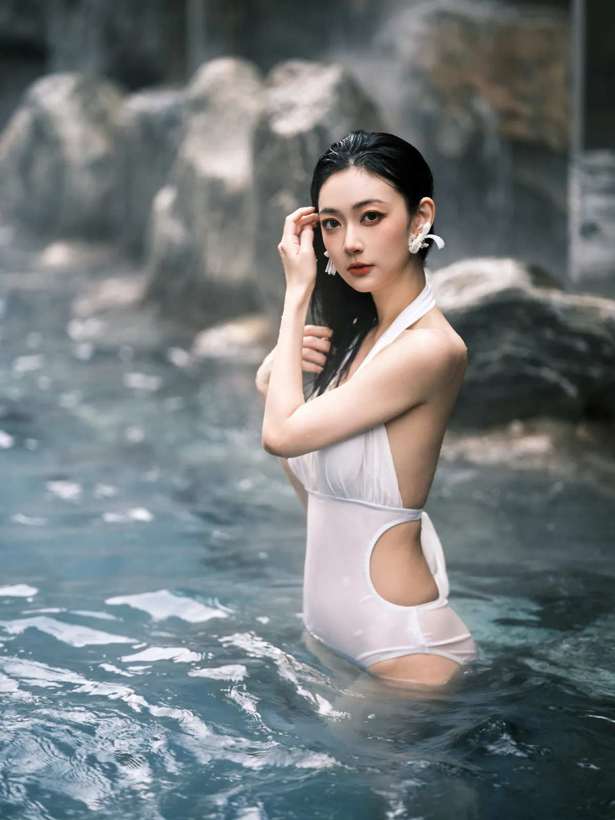 温泉白1