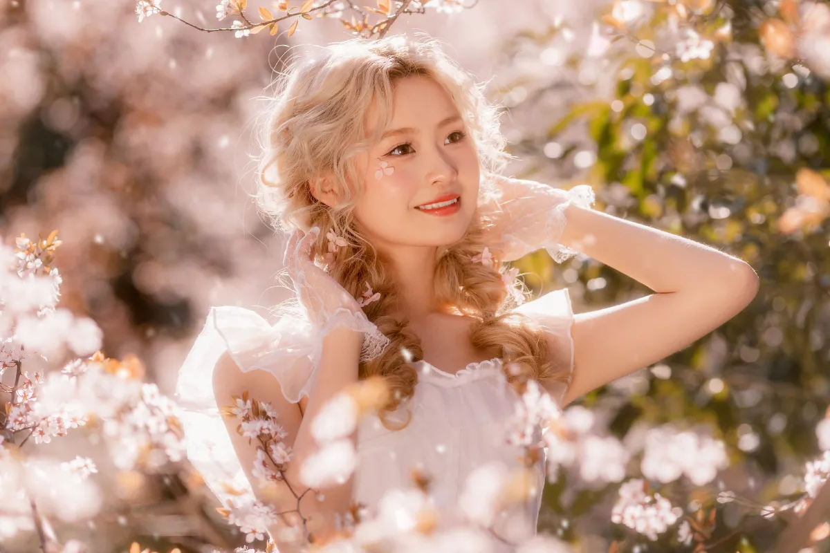 樱花树下的春意