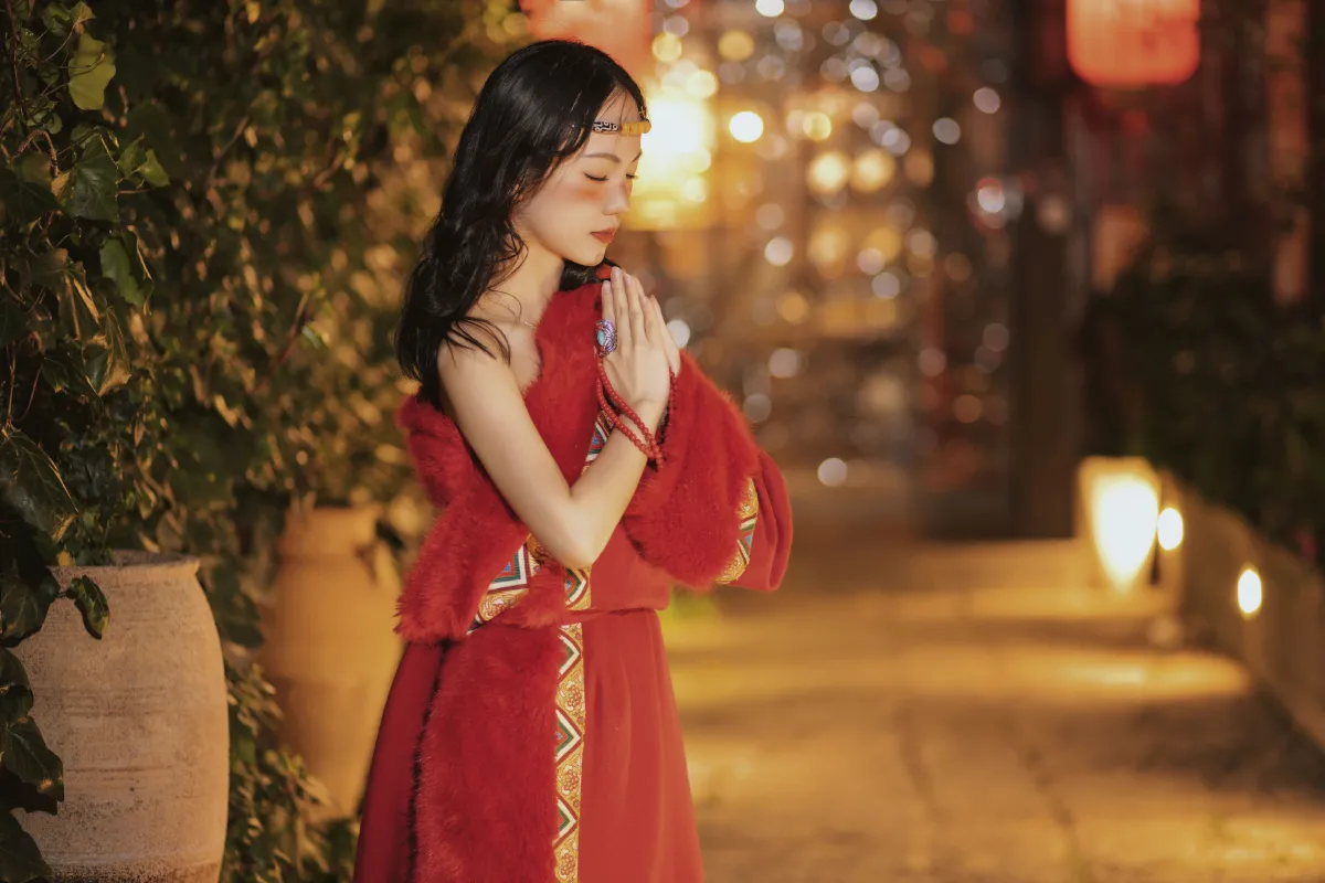 十一_陈丽妃《卓玛姑娘》美图作品图片4