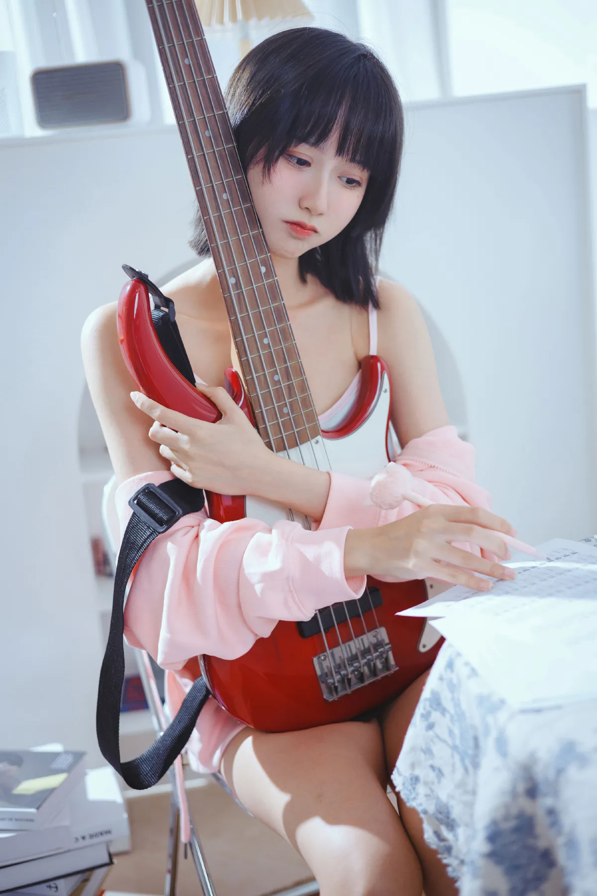 练琴的清晨