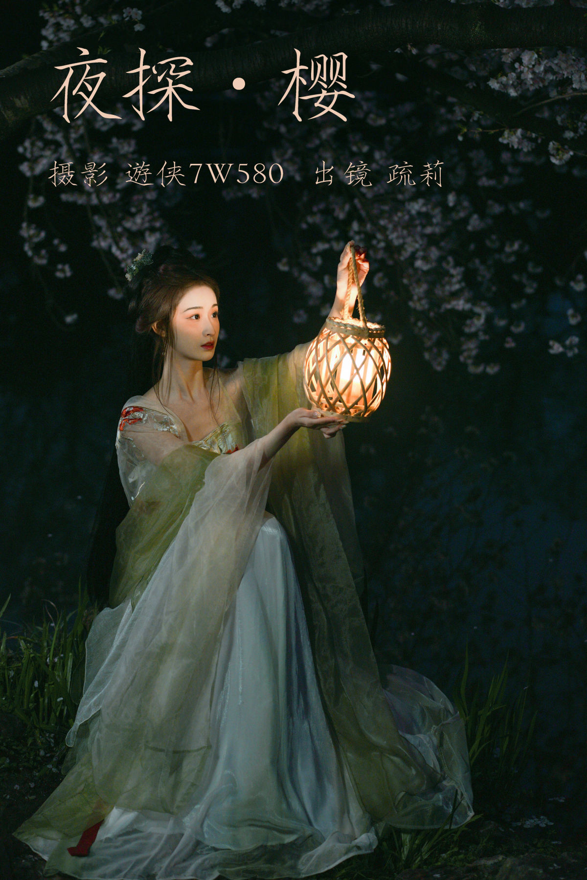 游侠7W580_疏莉《夜探樱》美图作品图片1