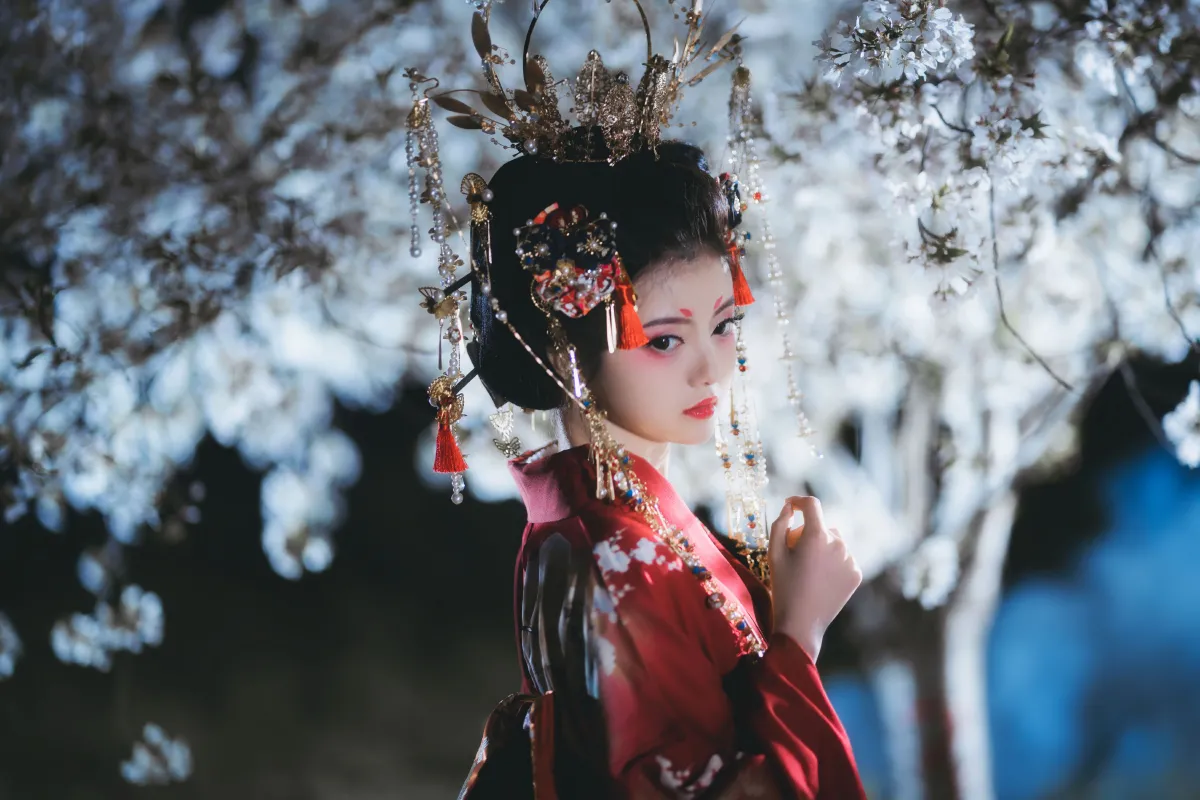夜樱花魁