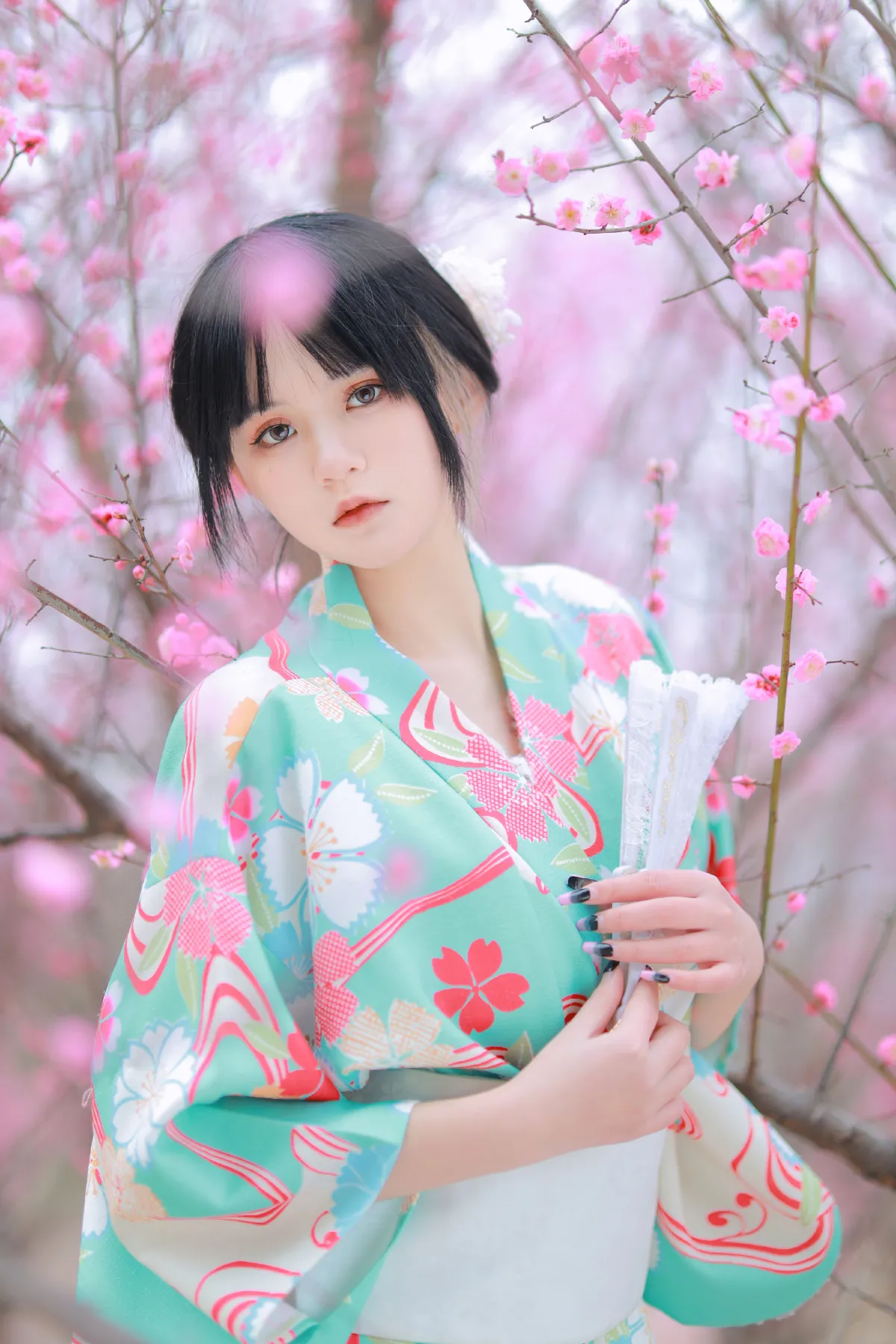和服樱花1