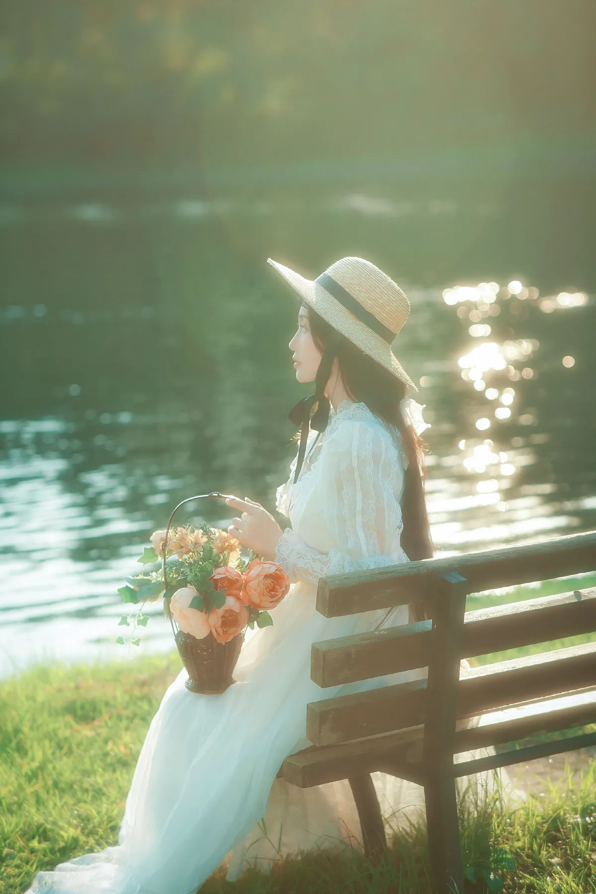 湖边假日