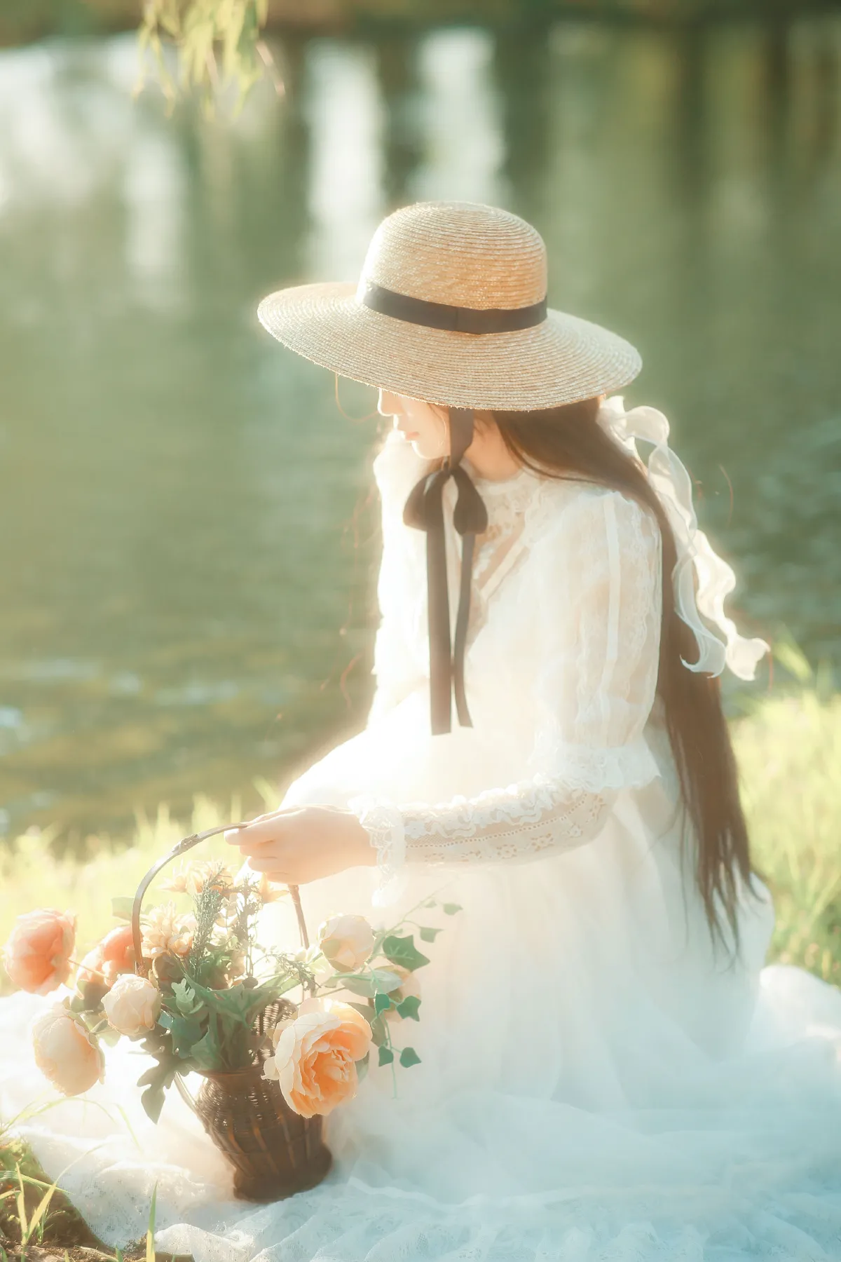 湖边假日