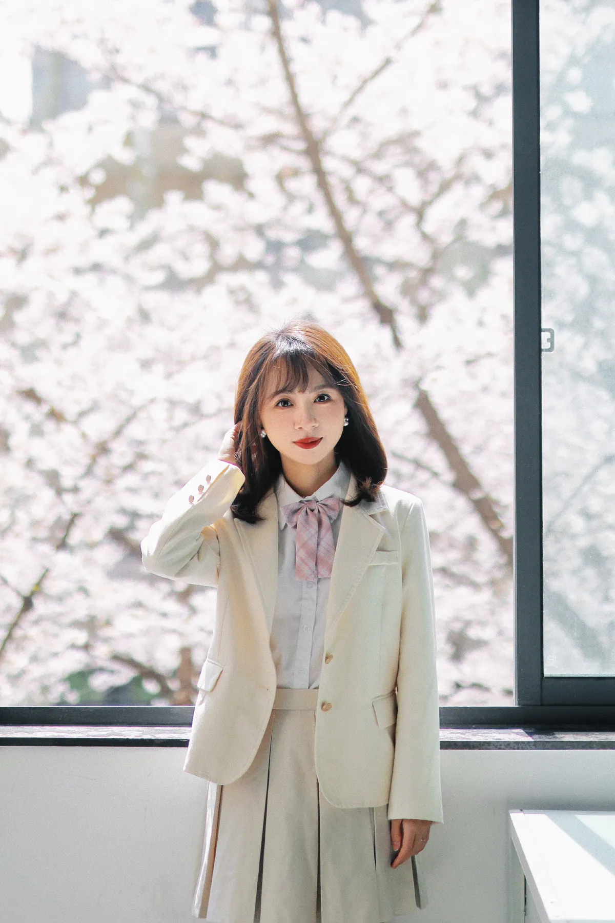 清洛_萌伊伊《樱花教室》美图作品图片3