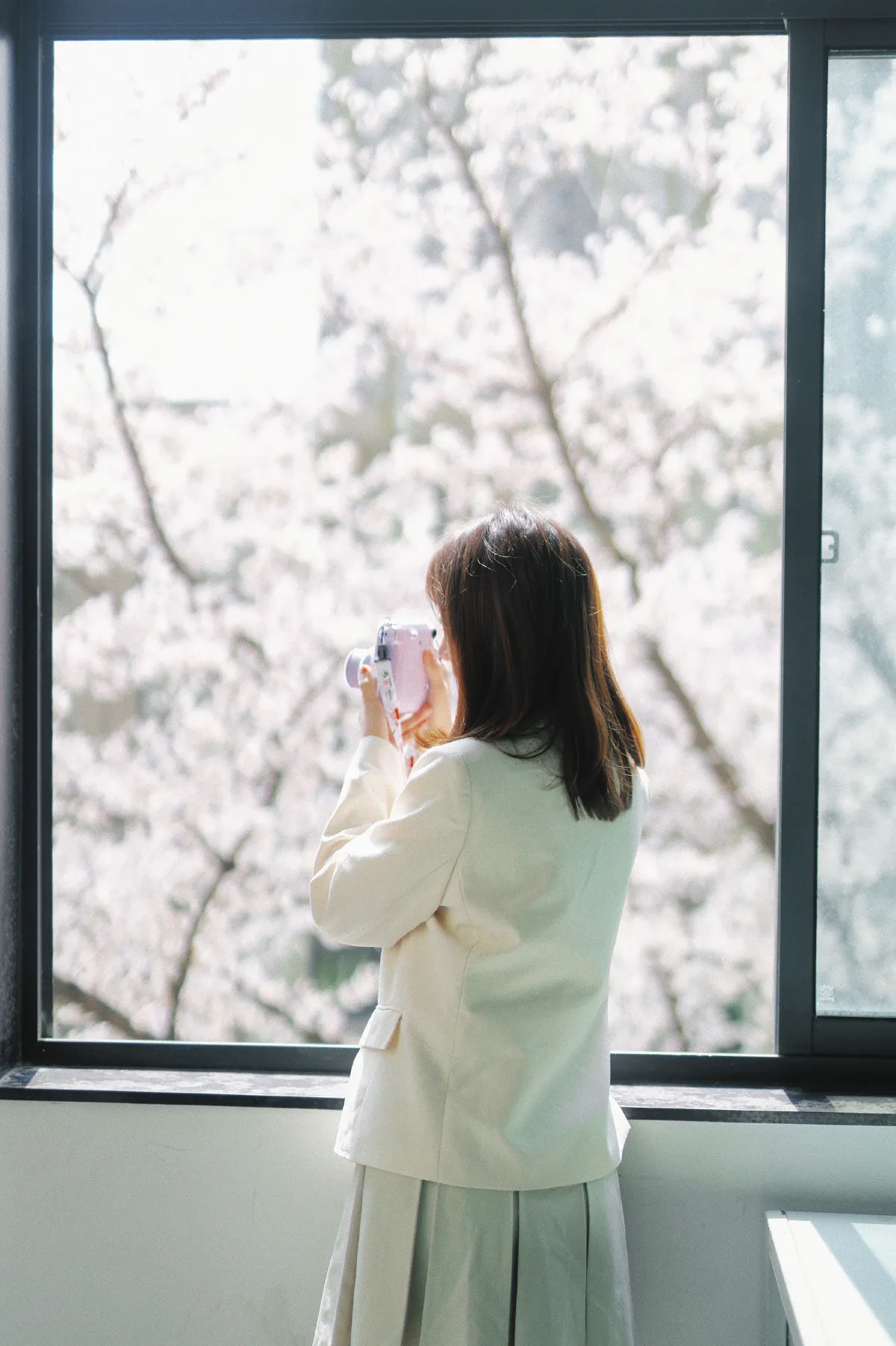 清洛_萌伊伊《樱花教室》美图作品图片5
