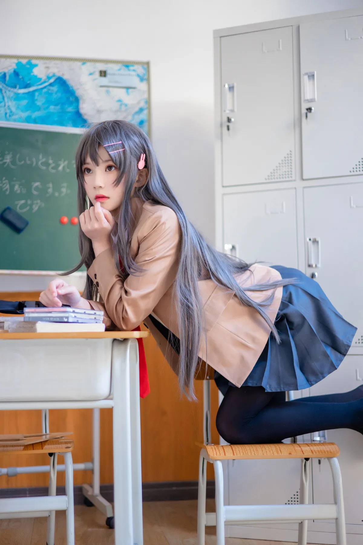 麻衣学姐制服cosplay 3