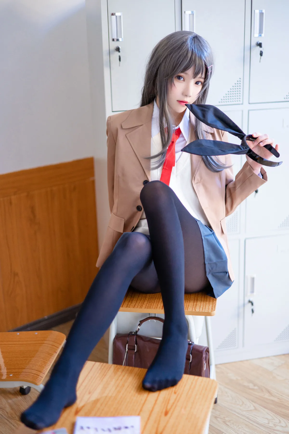 麻衣学姐制服cosplay 