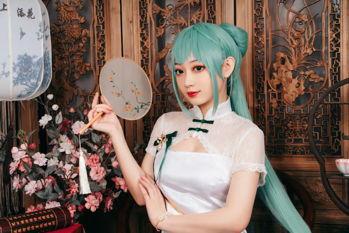 初音旗袍1