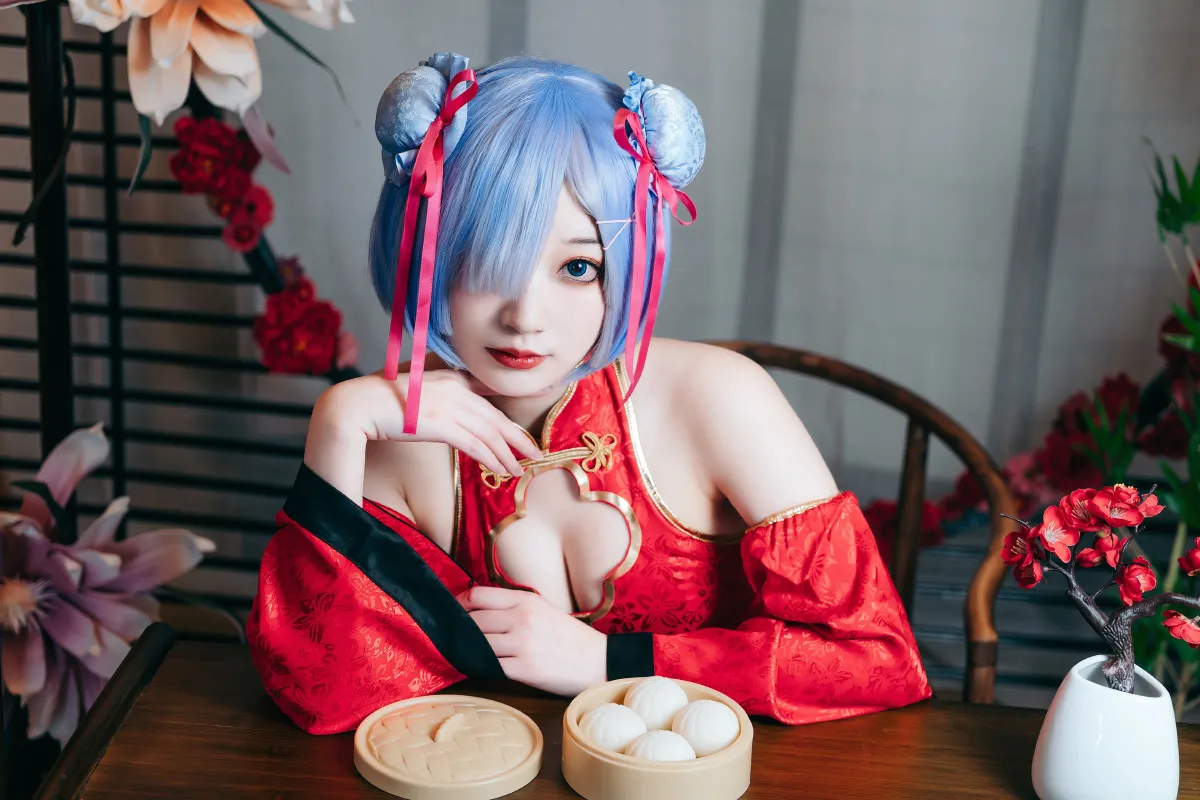 蕾姆中国风女仆3