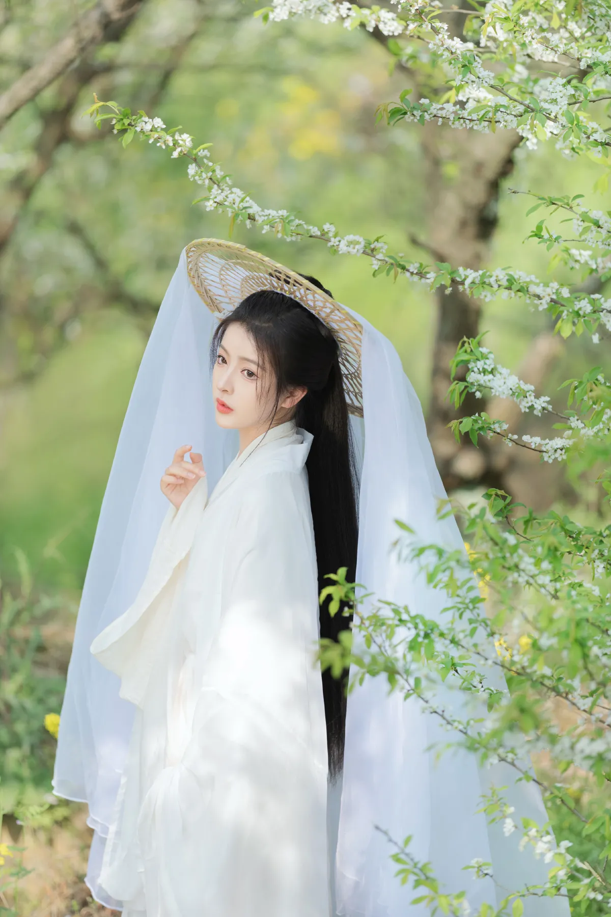 青绿花笺