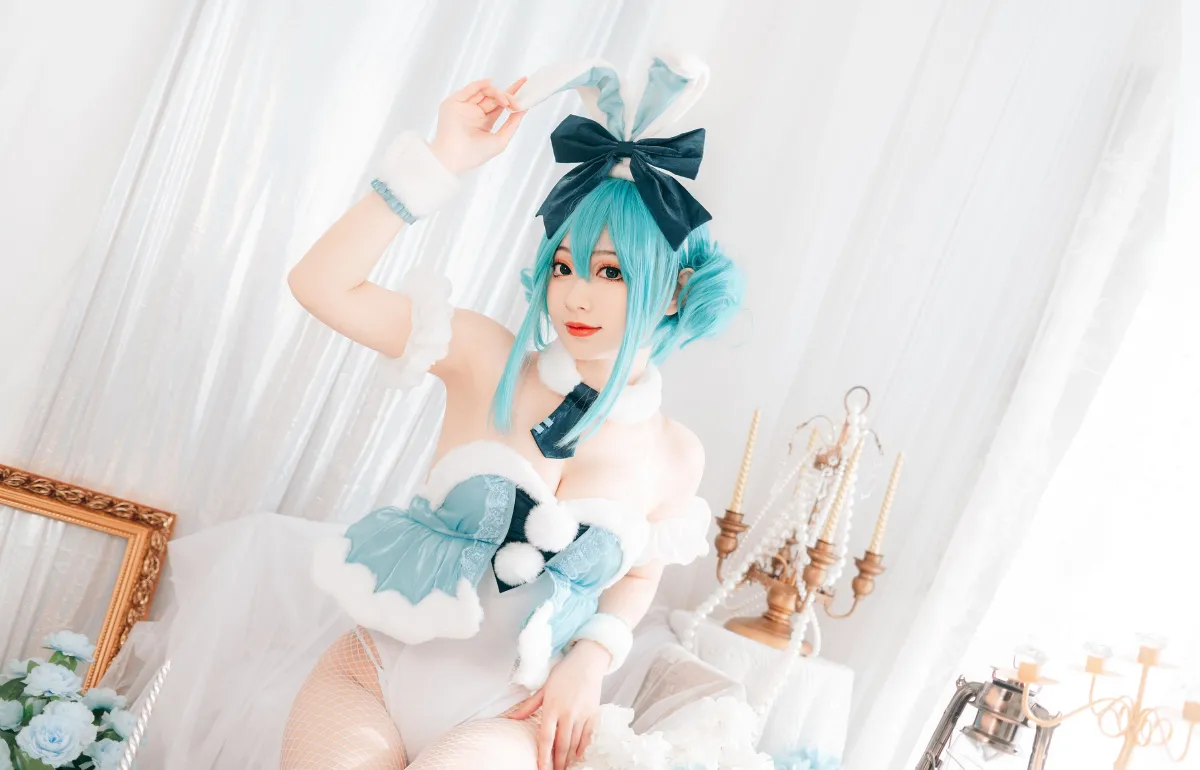 太特斯_桃墨公子x《初音兔女郎》美图作品图片5