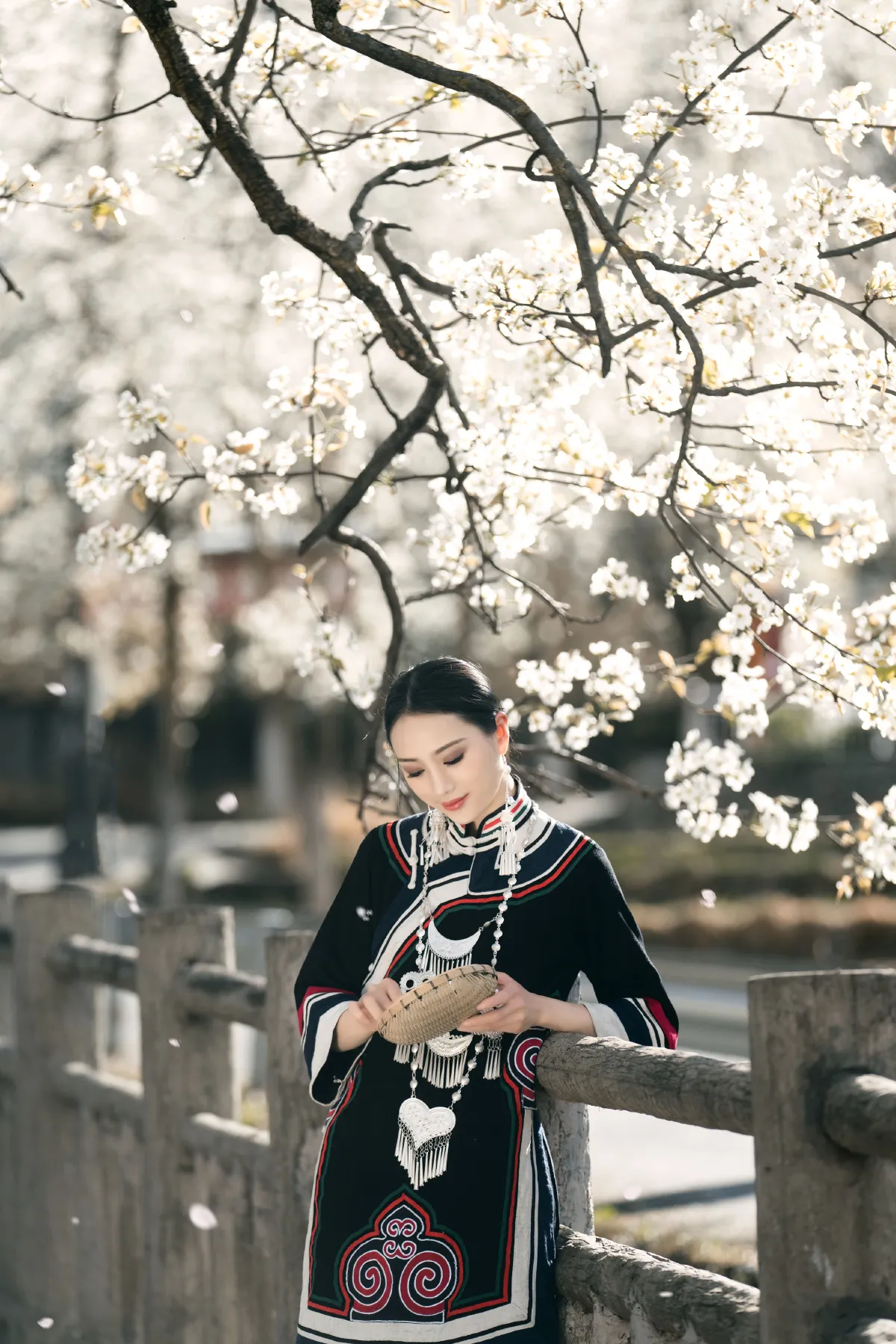 摄影师不可说_薇薇《十里春风梨花如雨》美图作品图片5