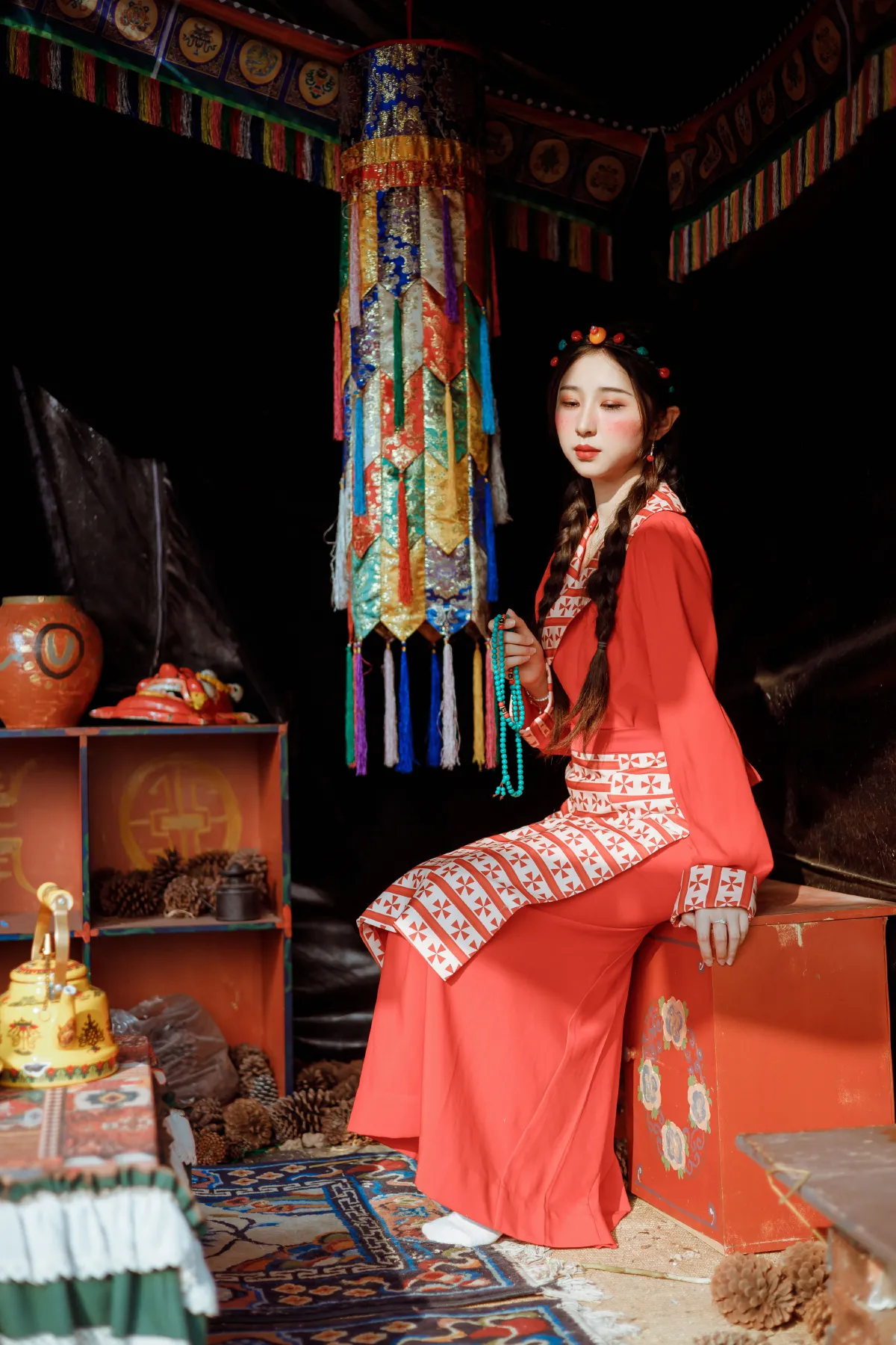 清风无忌_小希仔《藏族公主》美图作品图片2