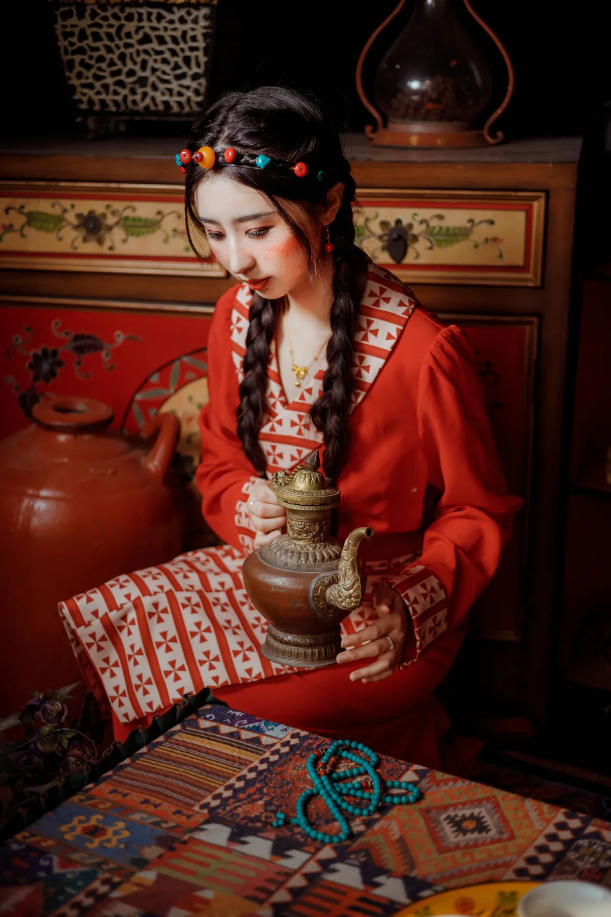 清风无忌_小希仔《藏族公主》美图作品图片4