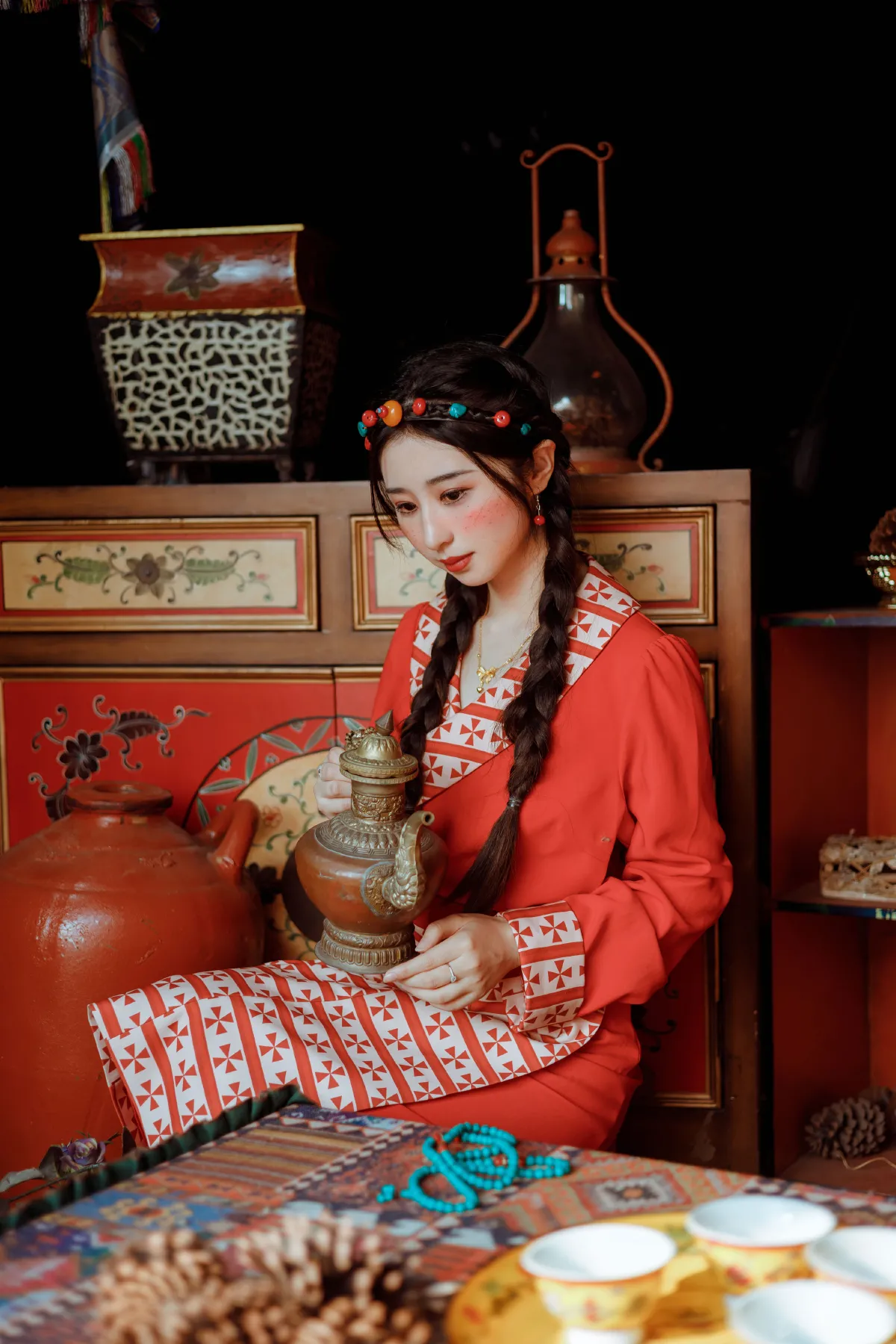 清风无忌_小希仔《藏族公主》美图作品图片5