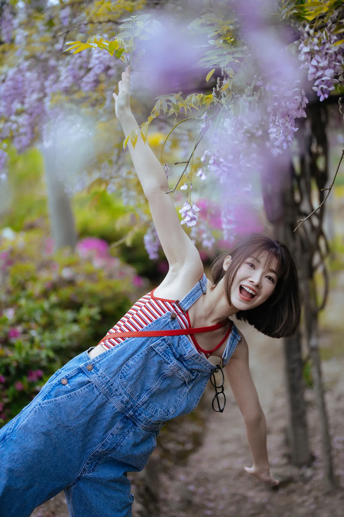 紫藤花开，日系甜妹2