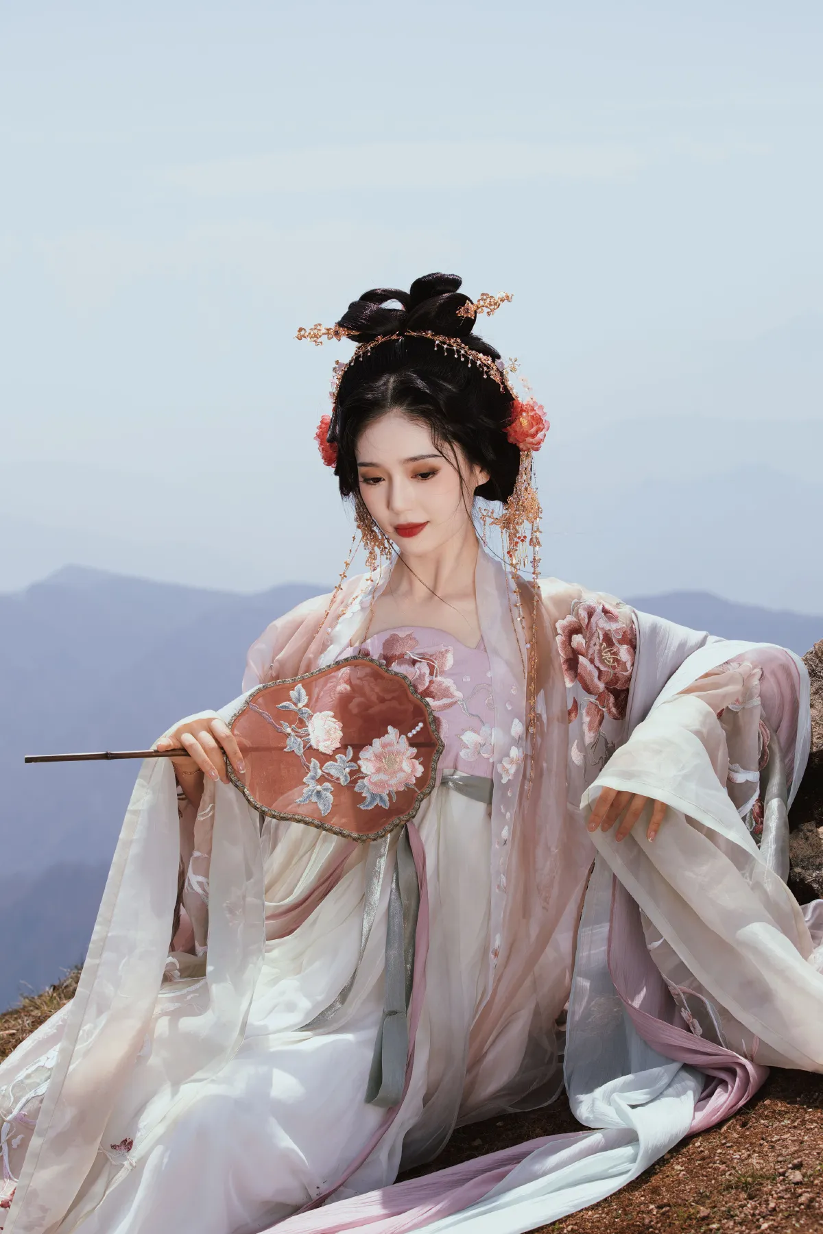 子零_陈洛瑾《风景古风美女》美图作品图片3