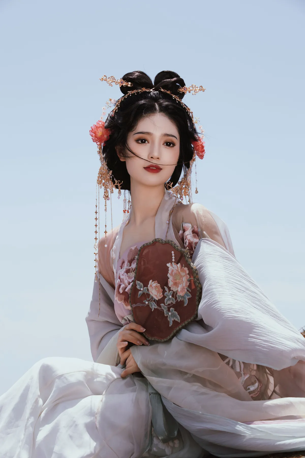 风景古风美女