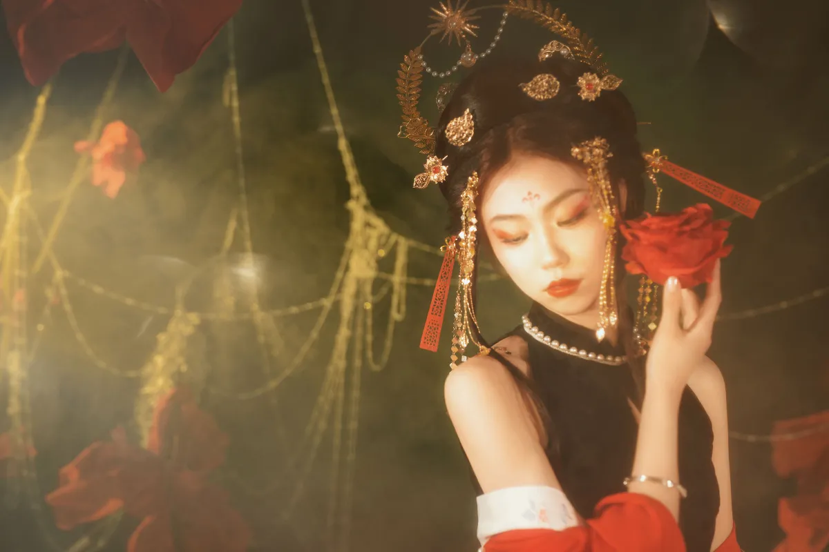 倾海的小健健呀_TEN《国风版纸醉金迷》美图作品图片5