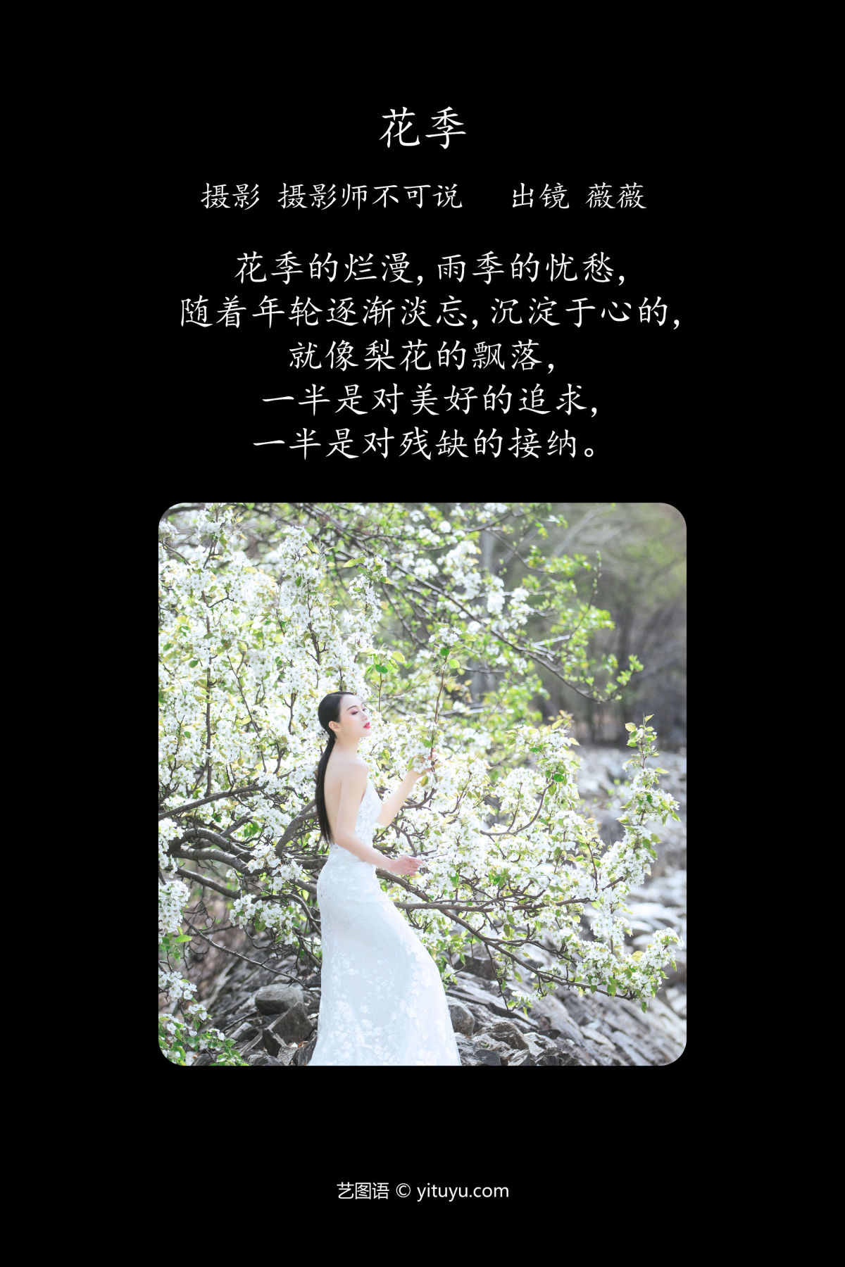 摄影师不可说_薇薇《花季》美图作品图片2