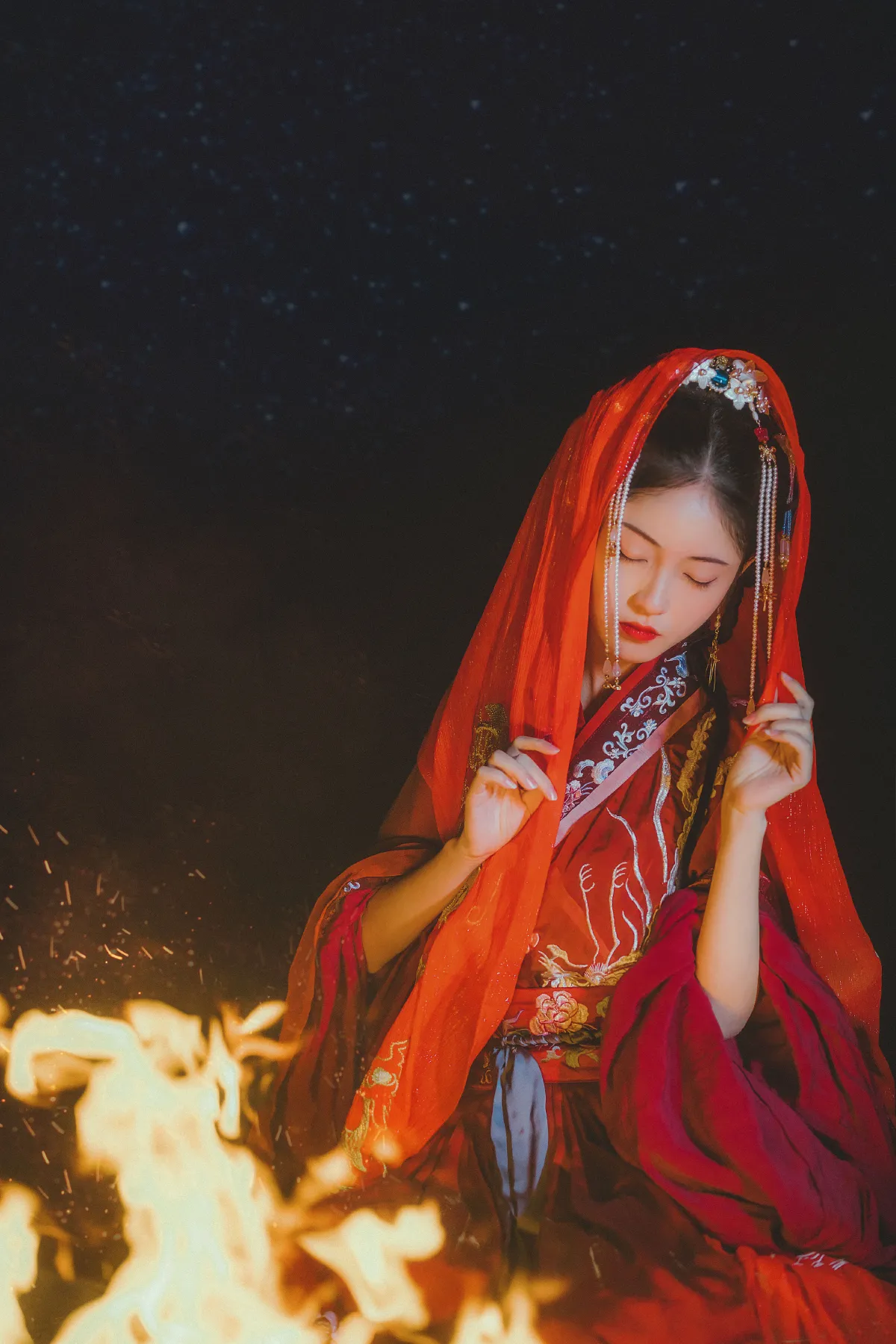 万锦其_小温暖想要个大太阳 《出塞曲》美图作品图片4