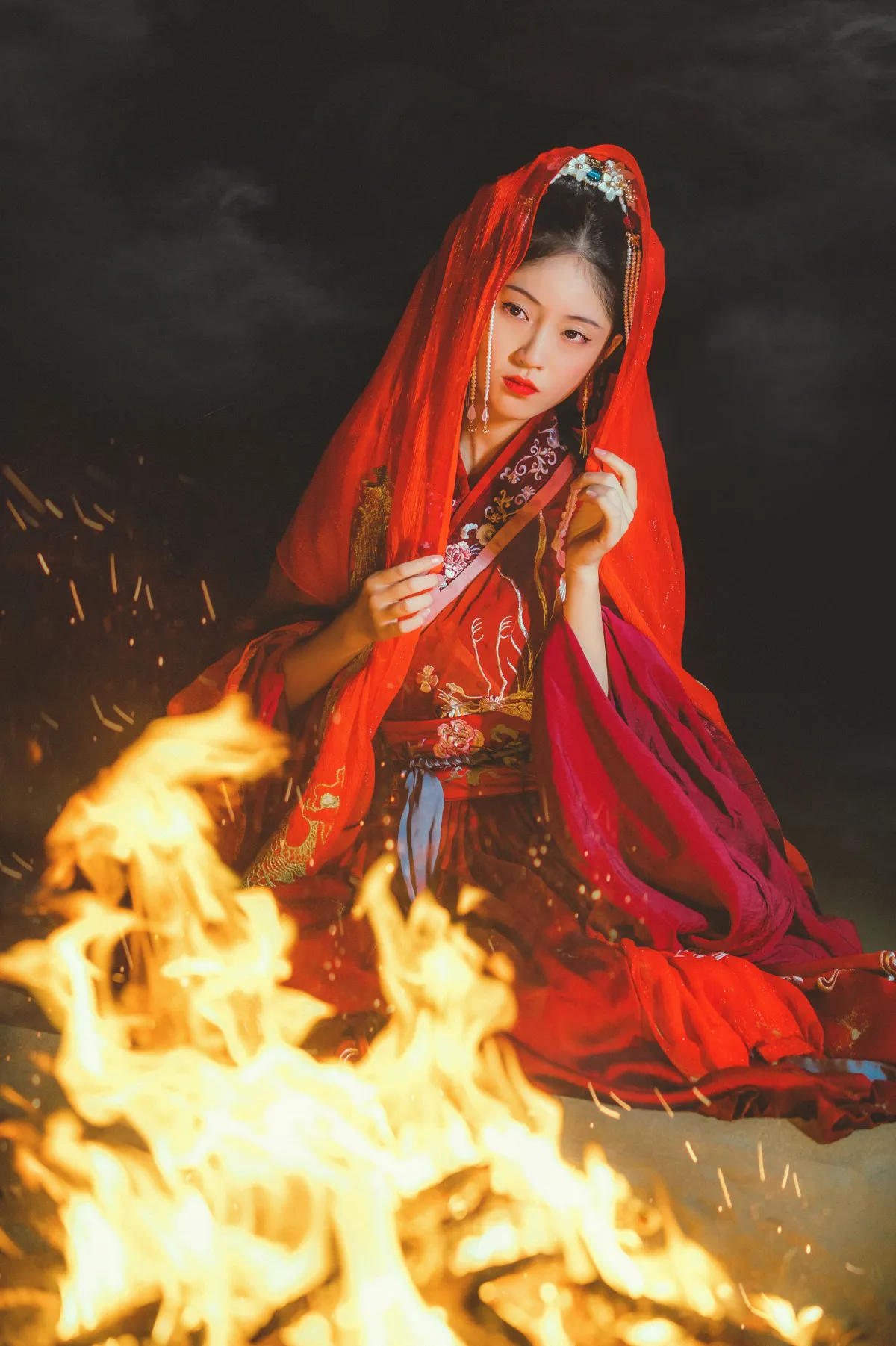万锦其_小温暖想要个大太阳 《出塞曲》美图作品图片5