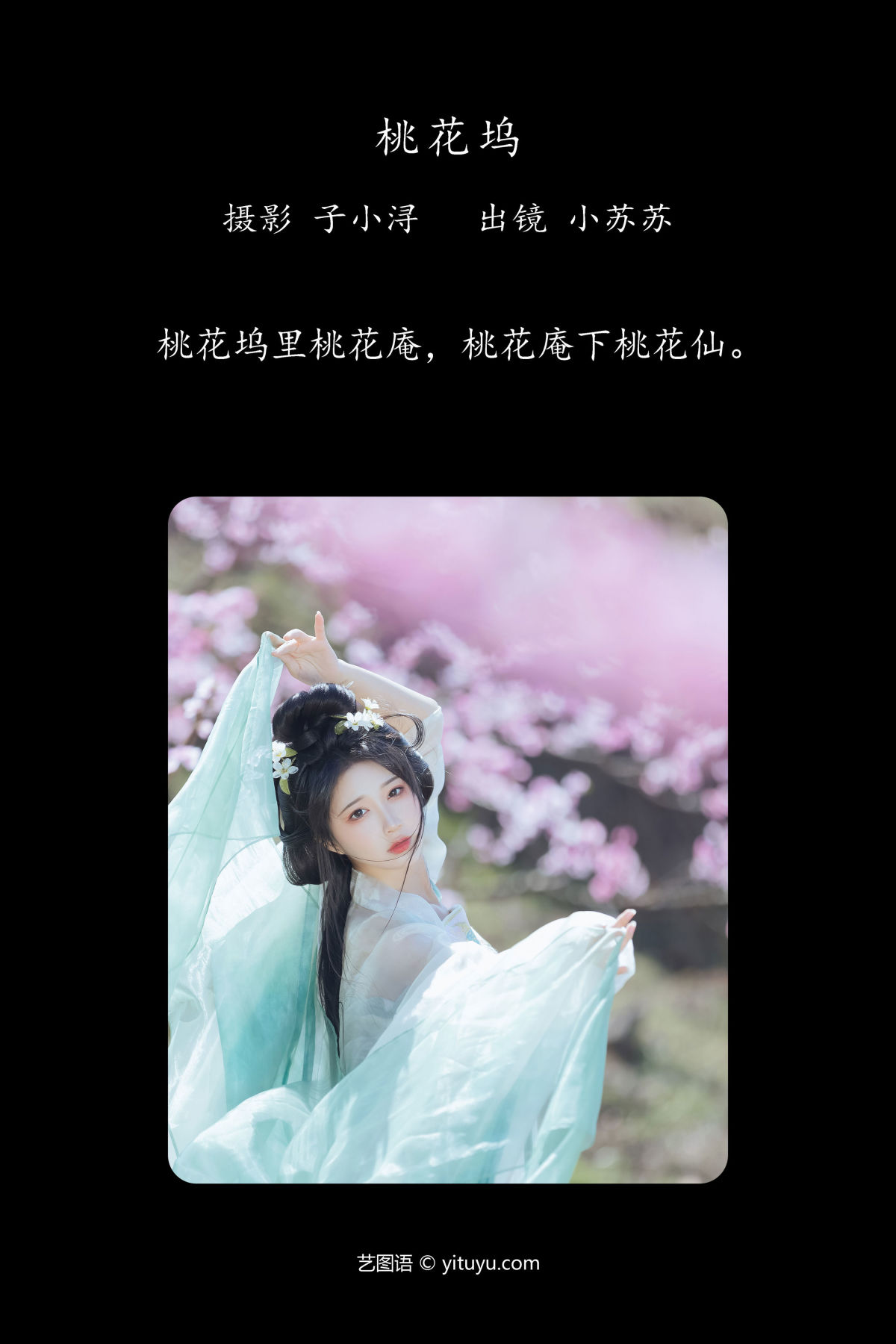 子小浔_绮罗生的小苏苏《桃花坞》美图作品图片2