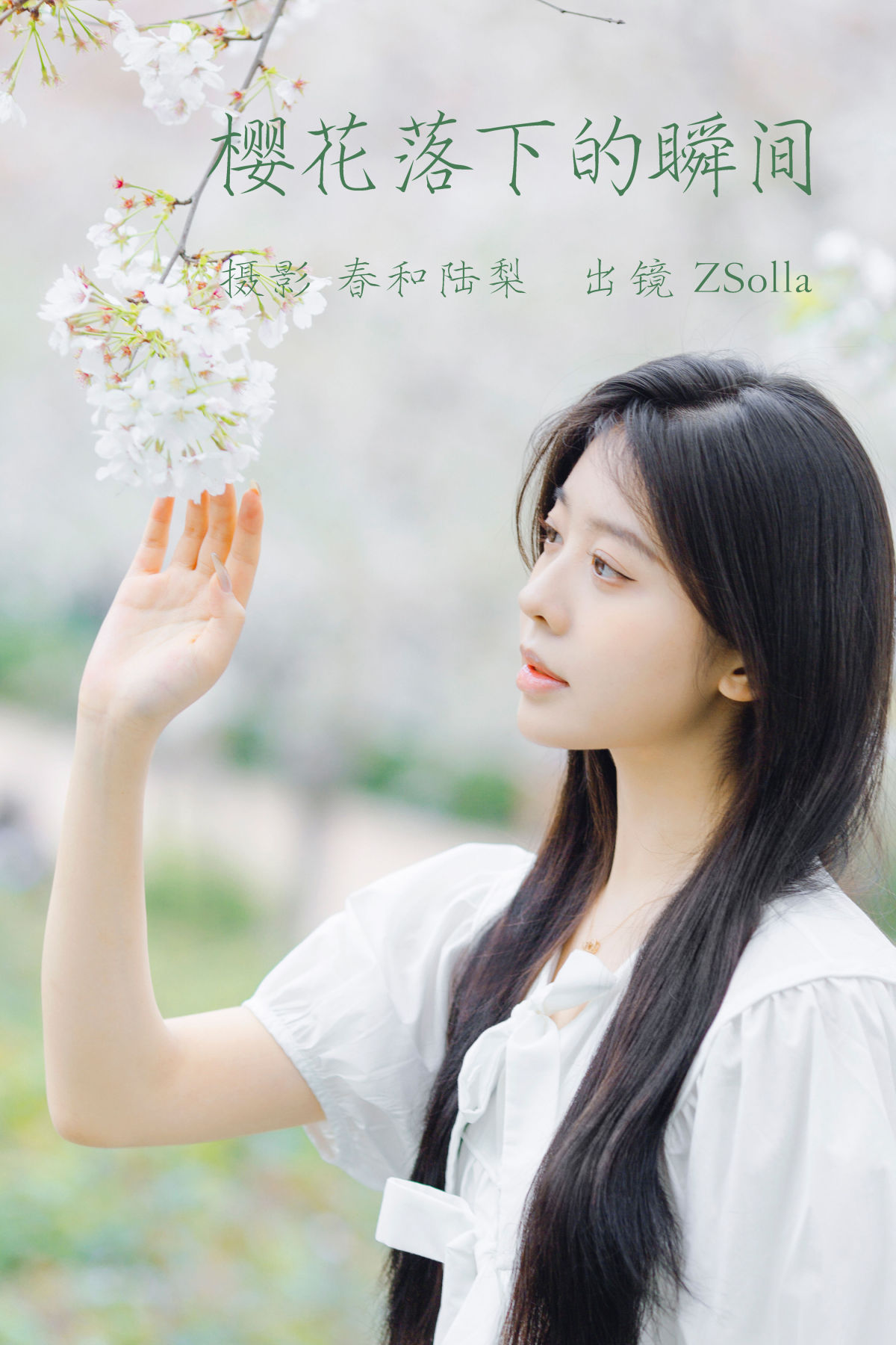 春和陆梨_Z_Solla《樱花落下的瞬间》美图作品图片1