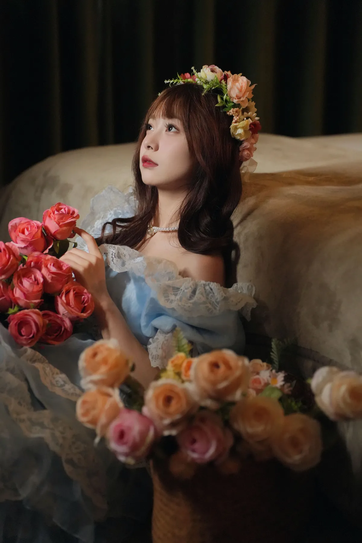 油画中的少女2