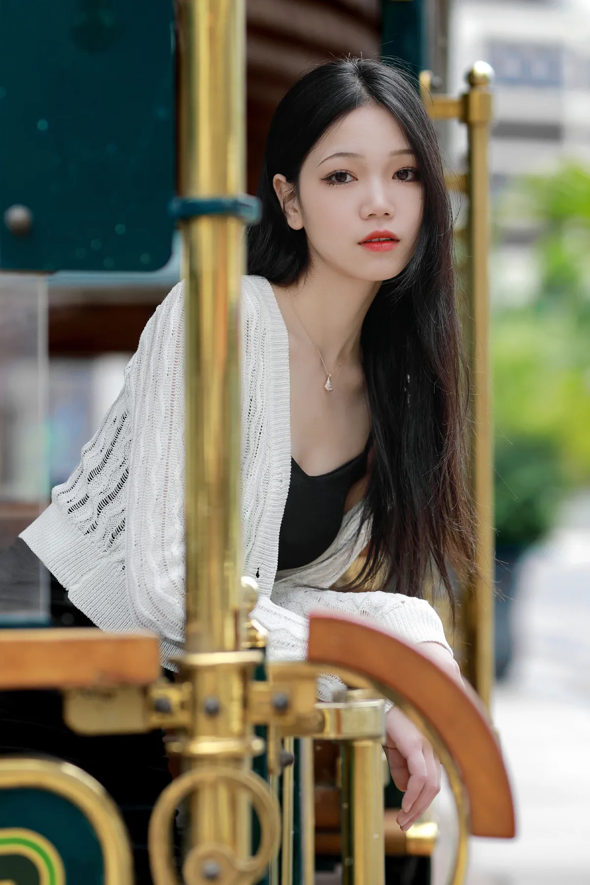 街拍高颜值网红美女1