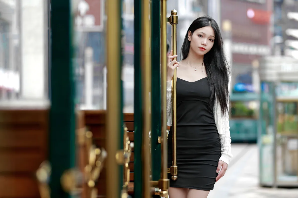 街拍高颜值网红美女3