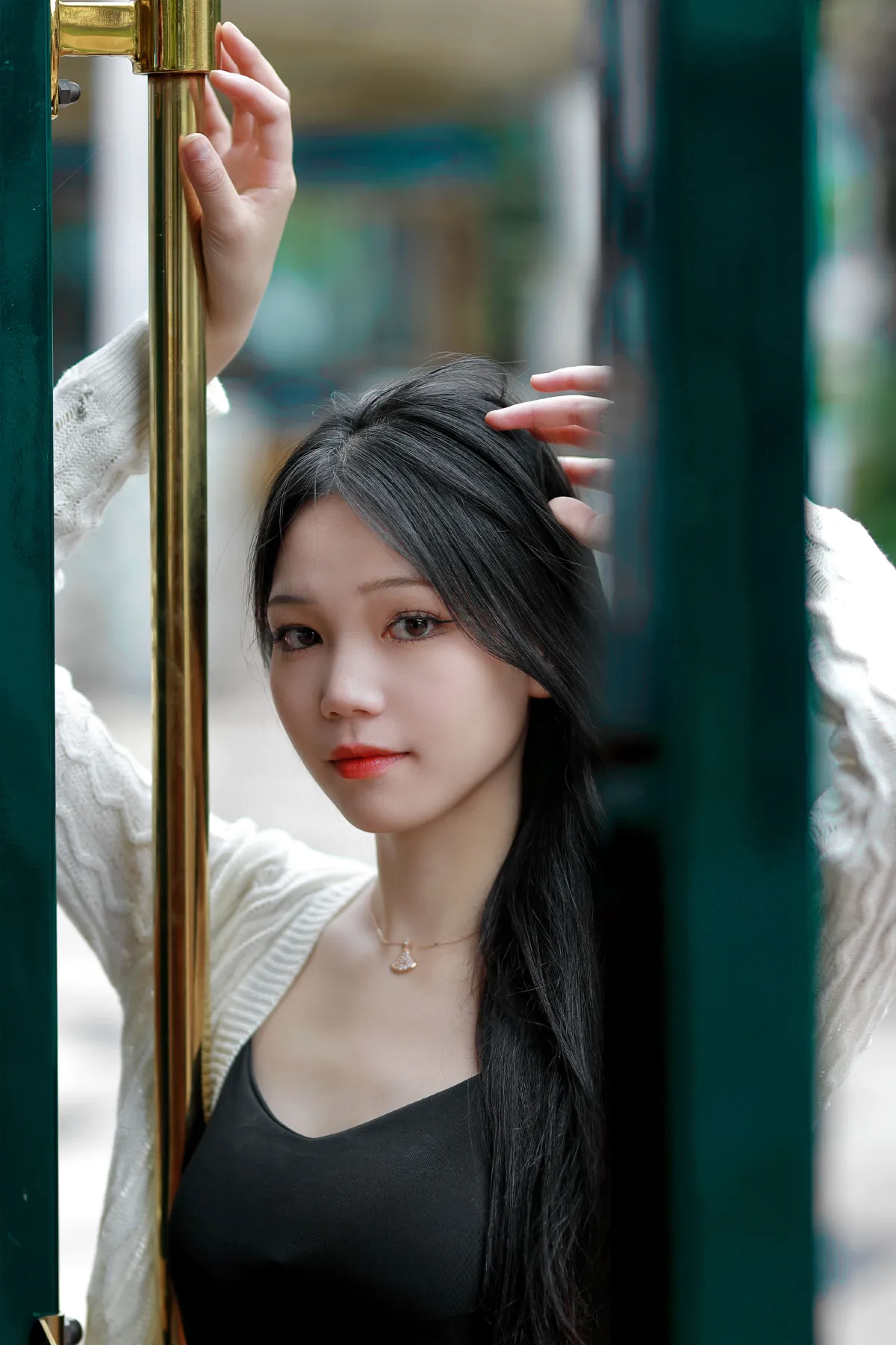 街拍高颜值网红美女