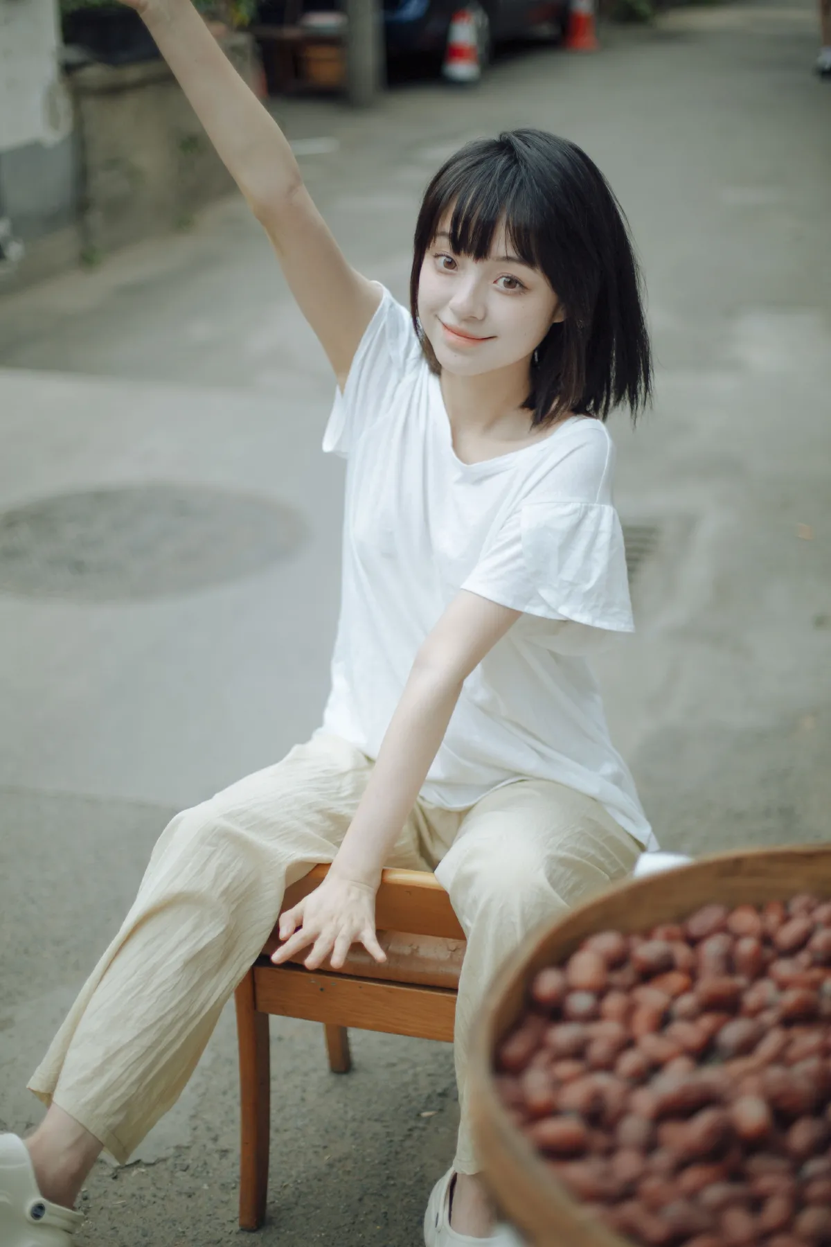 在夏日街头漫游