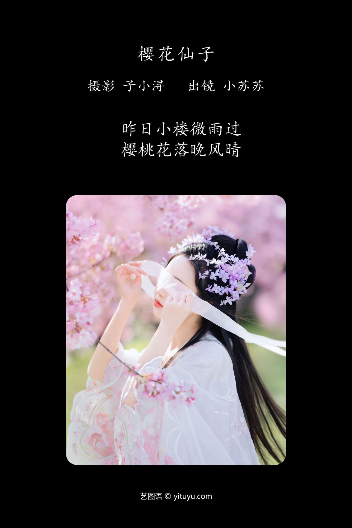 子小浔_绮罗生的小苏苏《樱花仙子》美图作品图片2