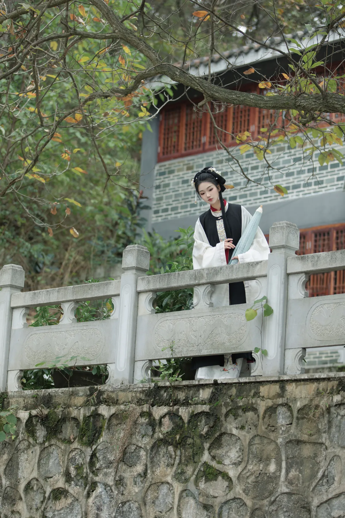 連翹_____晚江亭《但余钟磬》美图作品图片5