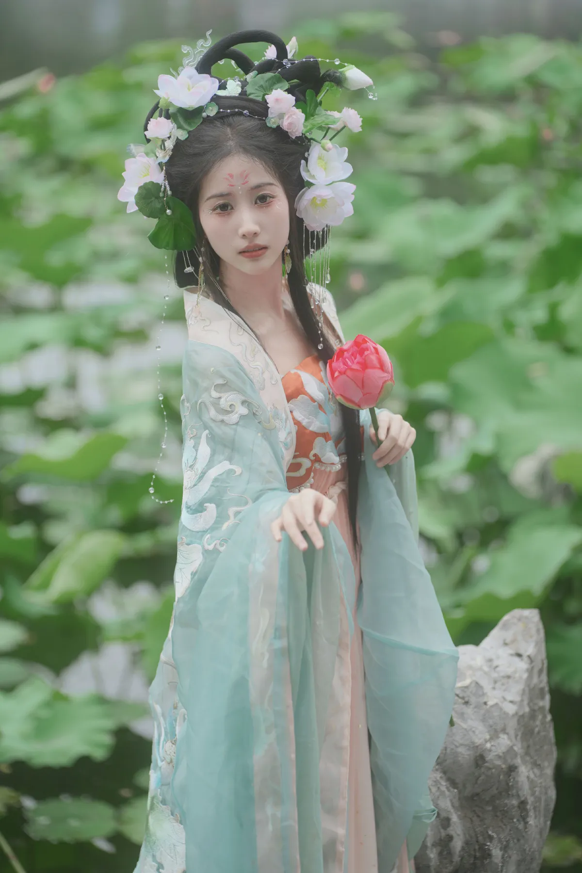 雷斯写真集_绵绵《十二花神之荷花花神》美图作品图片5