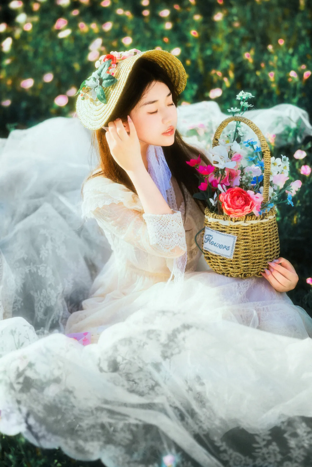 油画少女