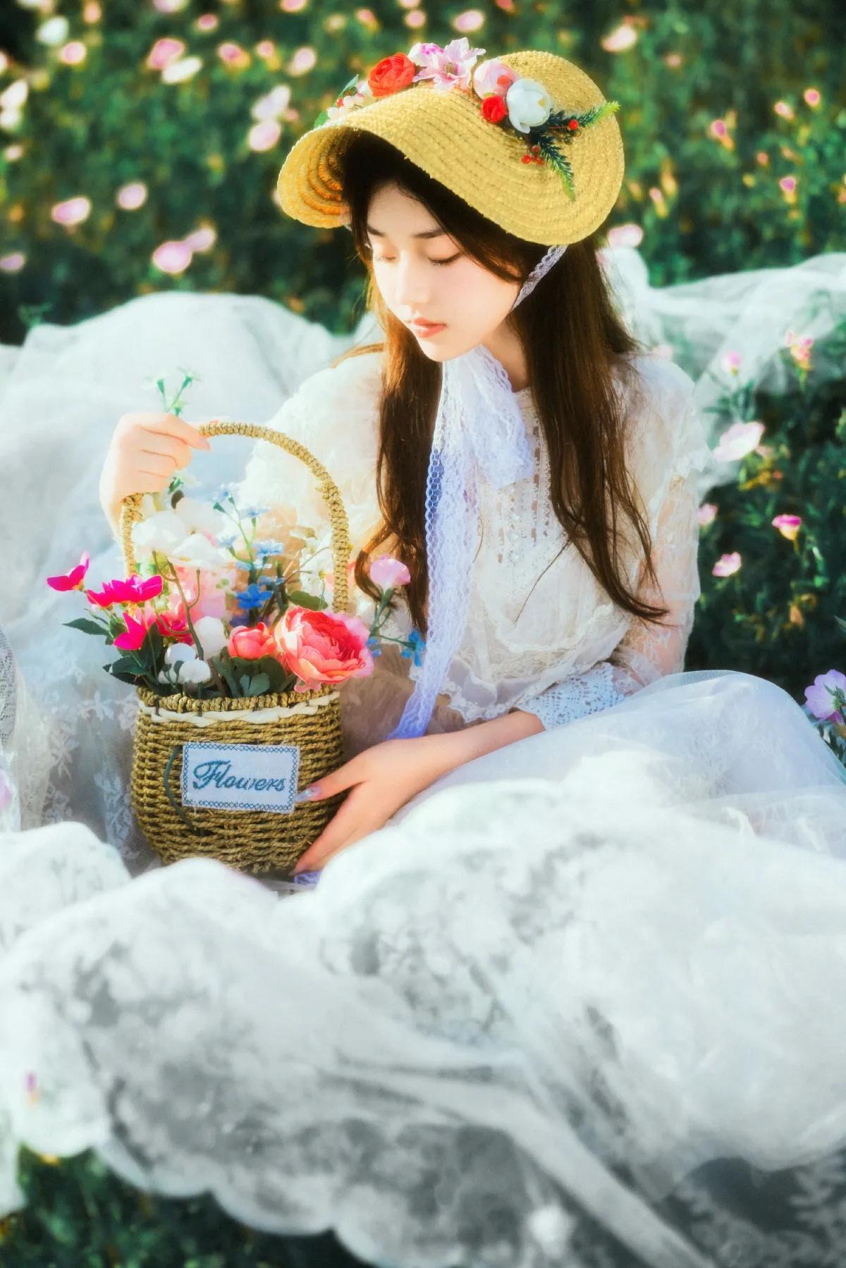 油画少女