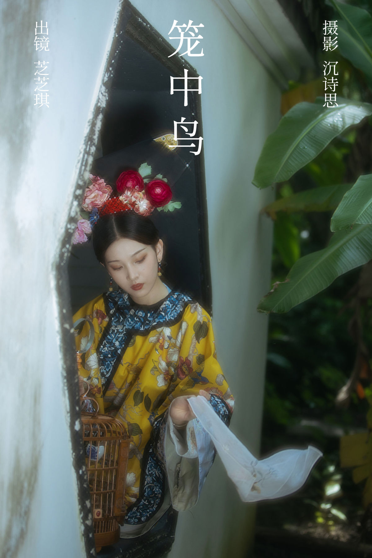 沉诗思_芝芝琪《笼中鸟》美图作品图片1