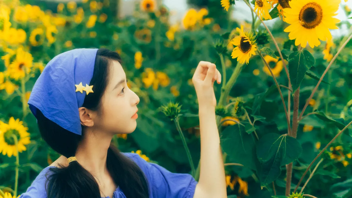 田埂边的少女2
