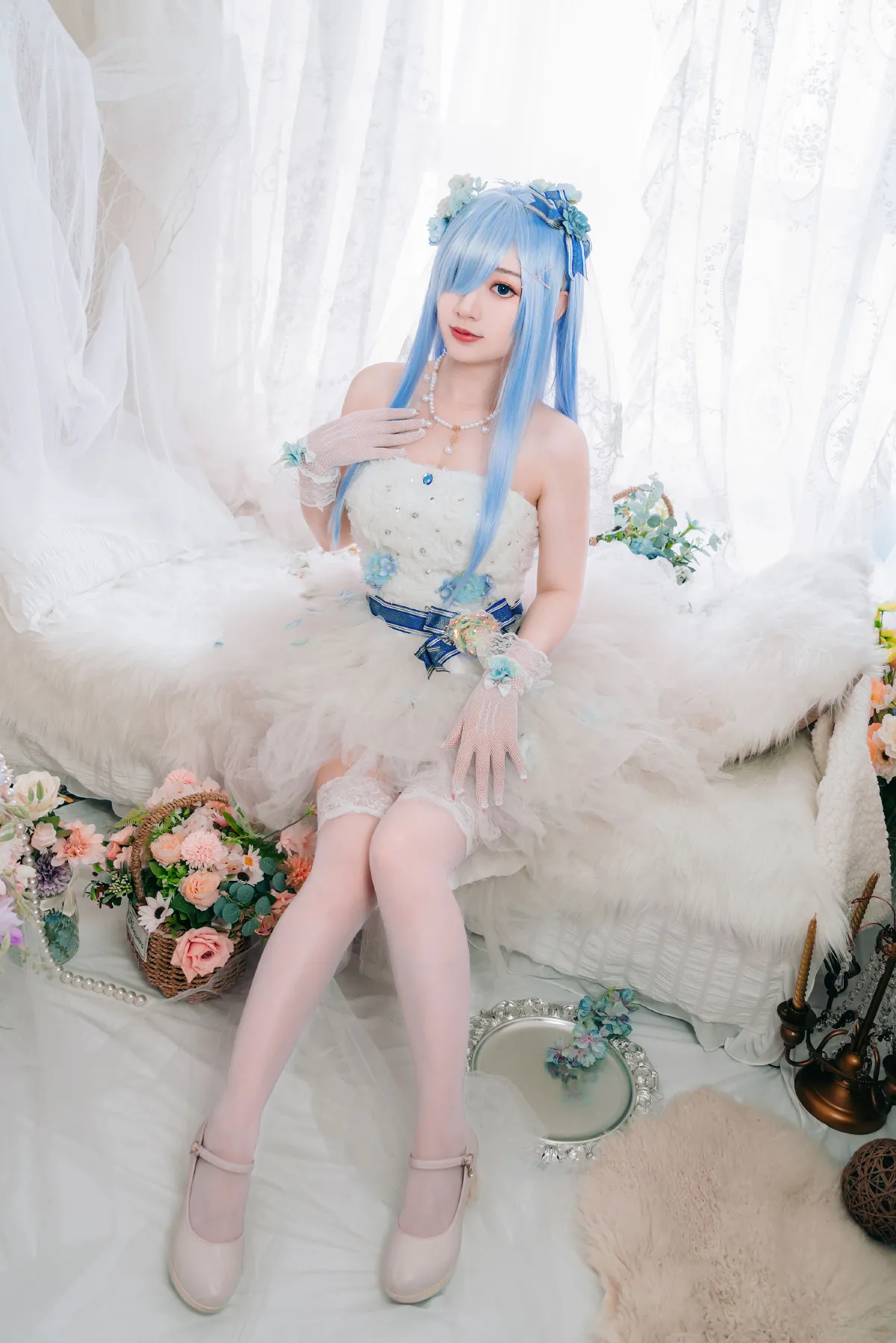 长发蕾姆花嫁