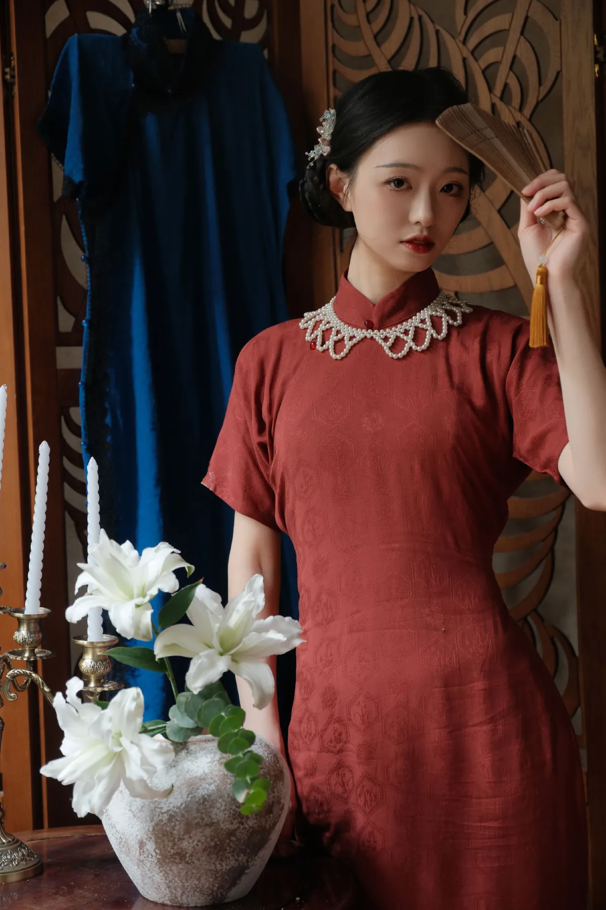 红色