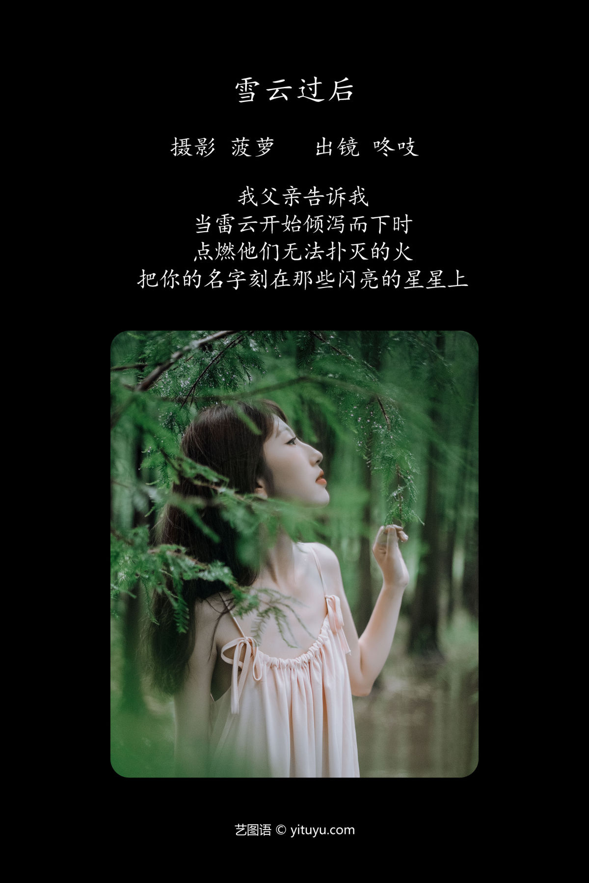 菠萝_咚吱《雪云过后》美图作品图片2