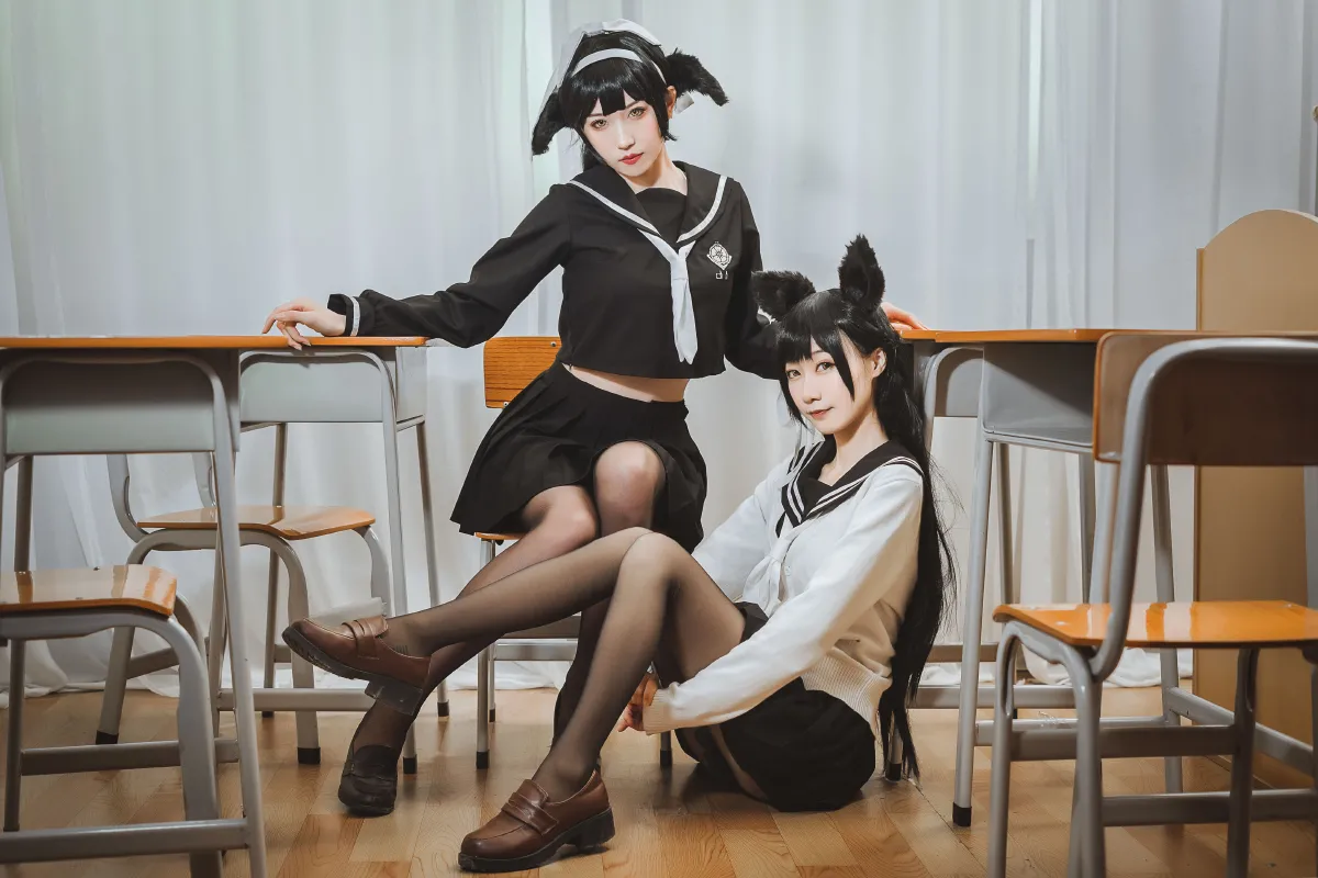 幽灵_七奈_Senko酱《高雄爱宕jk》美图作品图片5