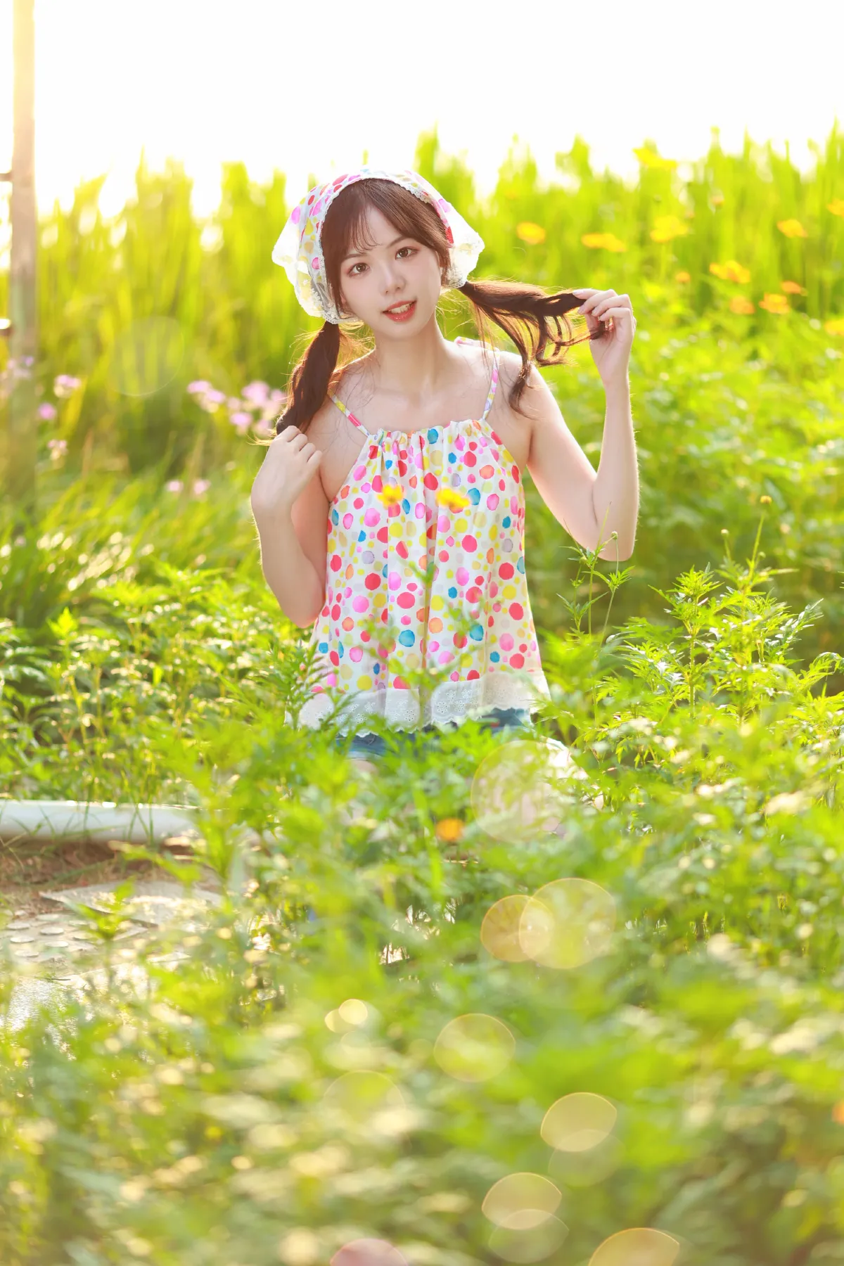 花丛中