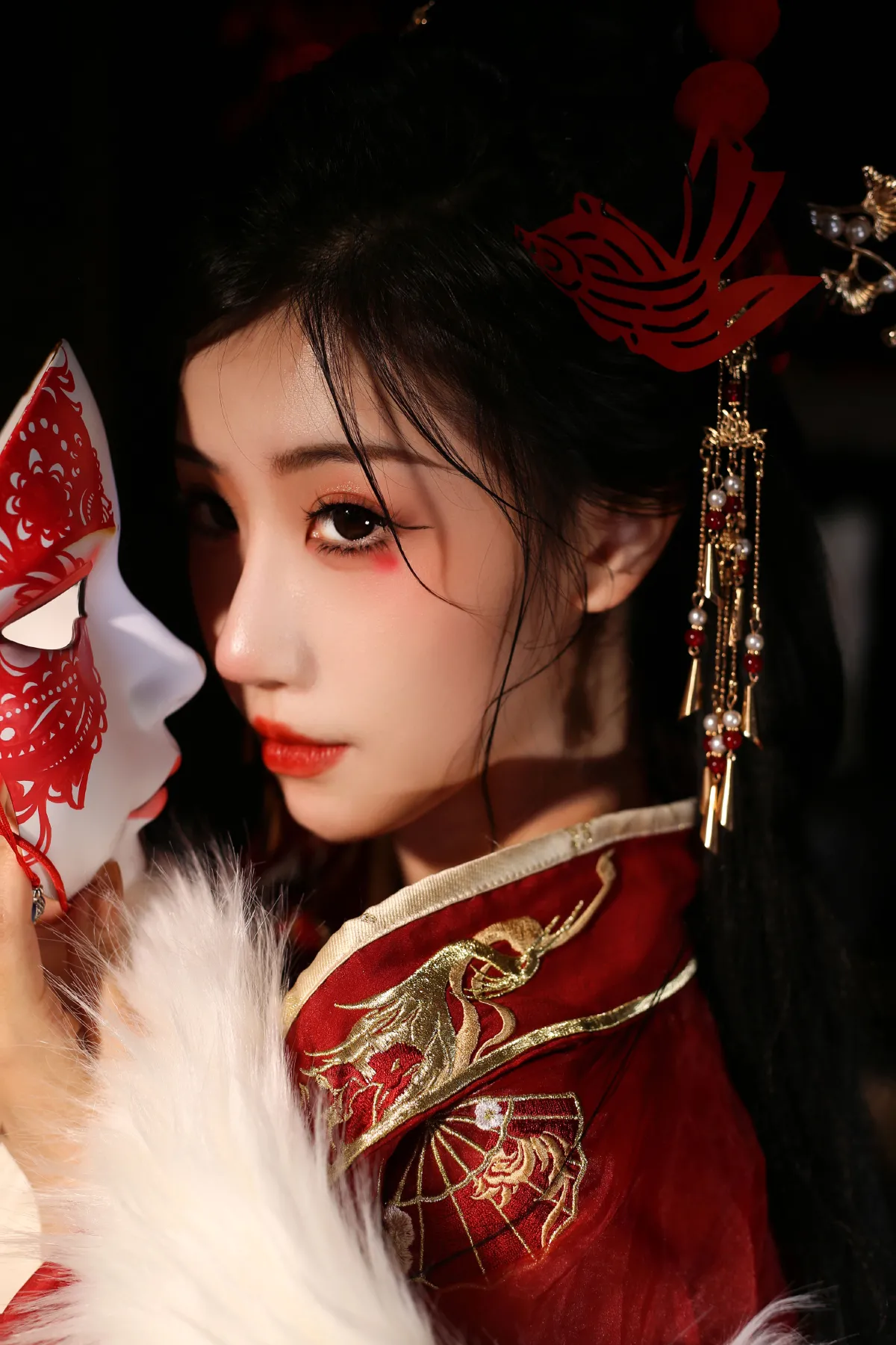 红梅剪纸3