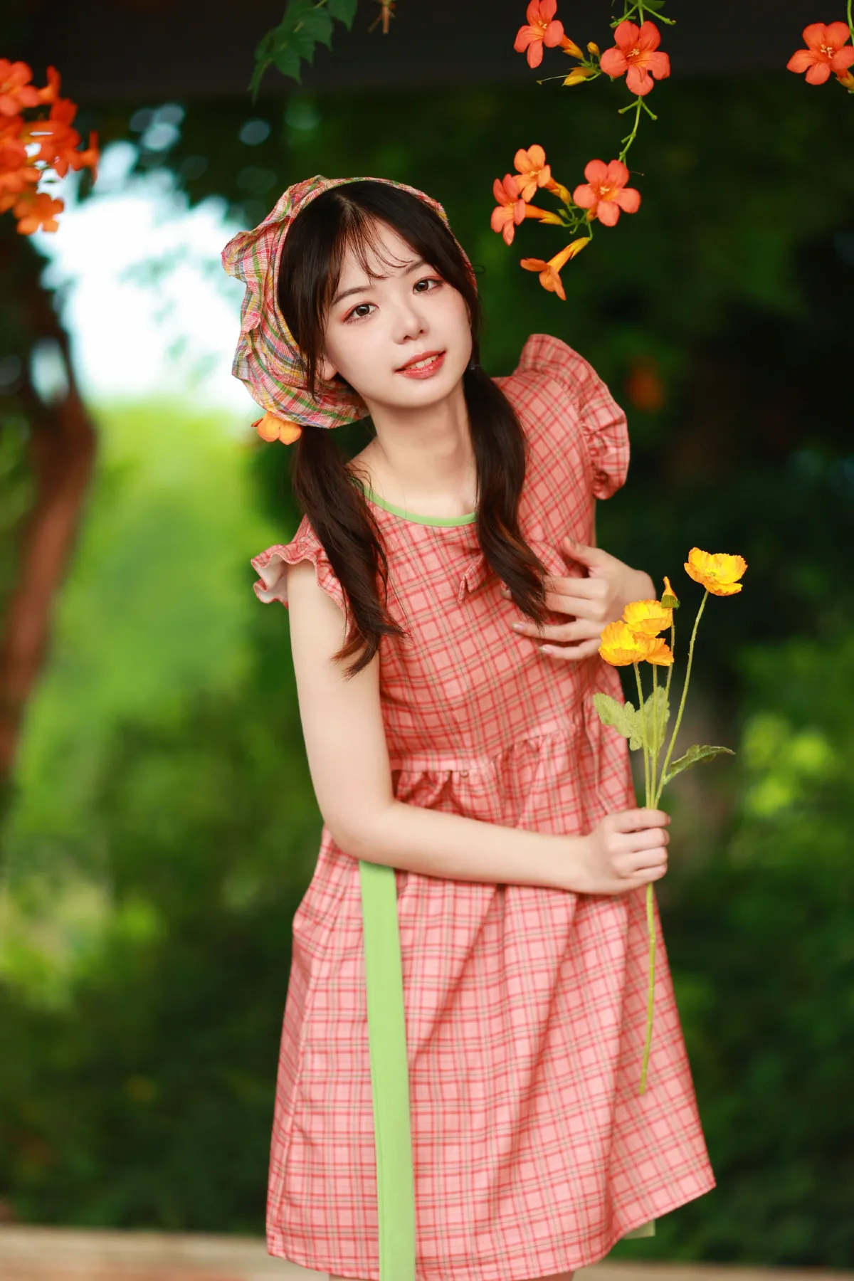 花与少女
